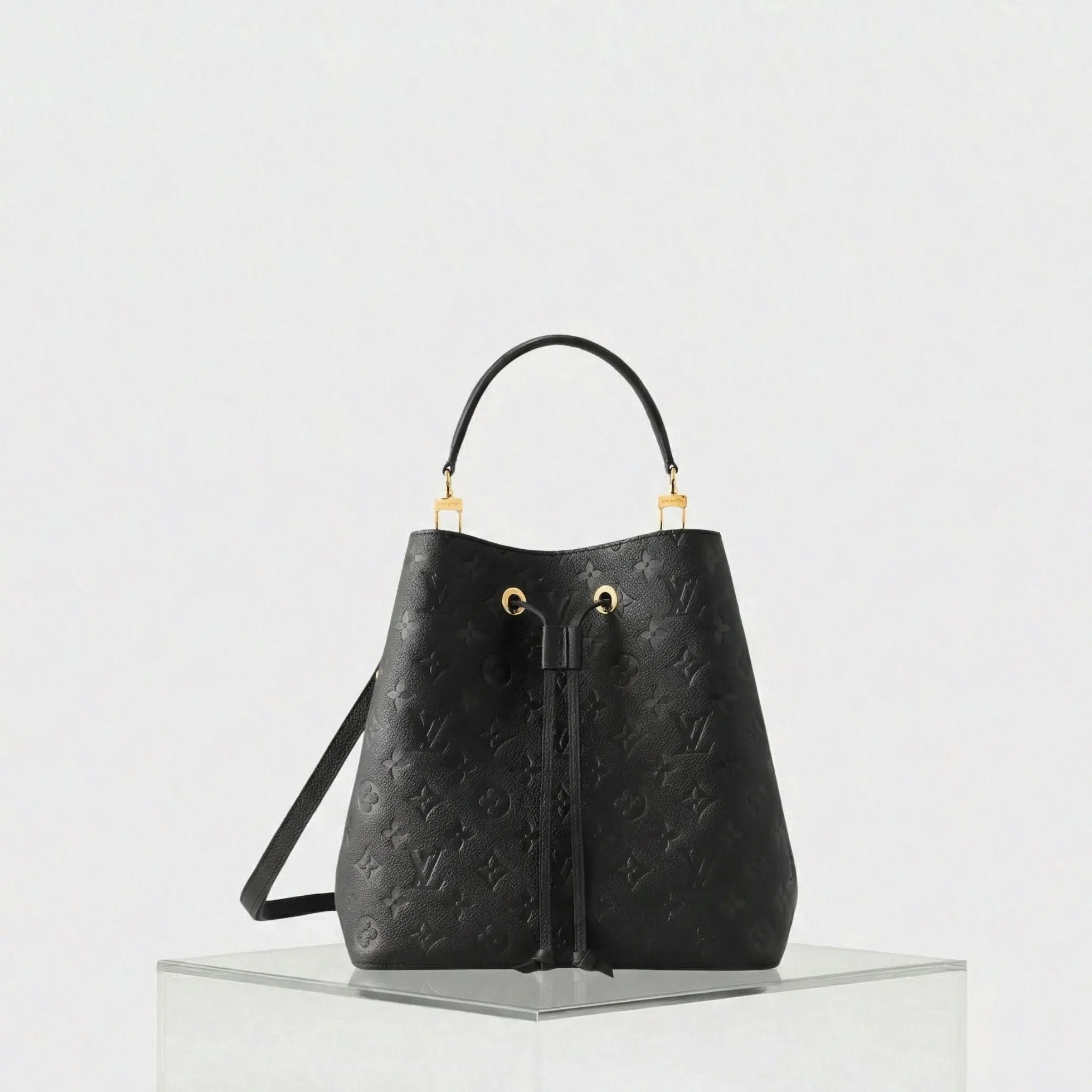Louis Vuitton NéoNoé MM Monogram Empreinte Leather Handbag, Front