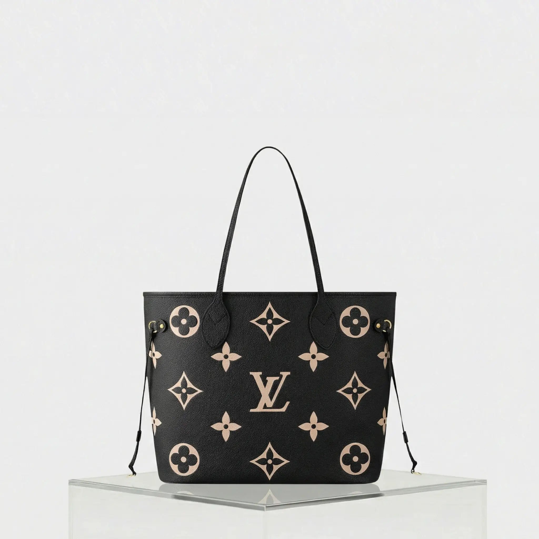 Louis Vuitton Neverfull MM Tote In Two-Tone Monogram Empreinte, Front