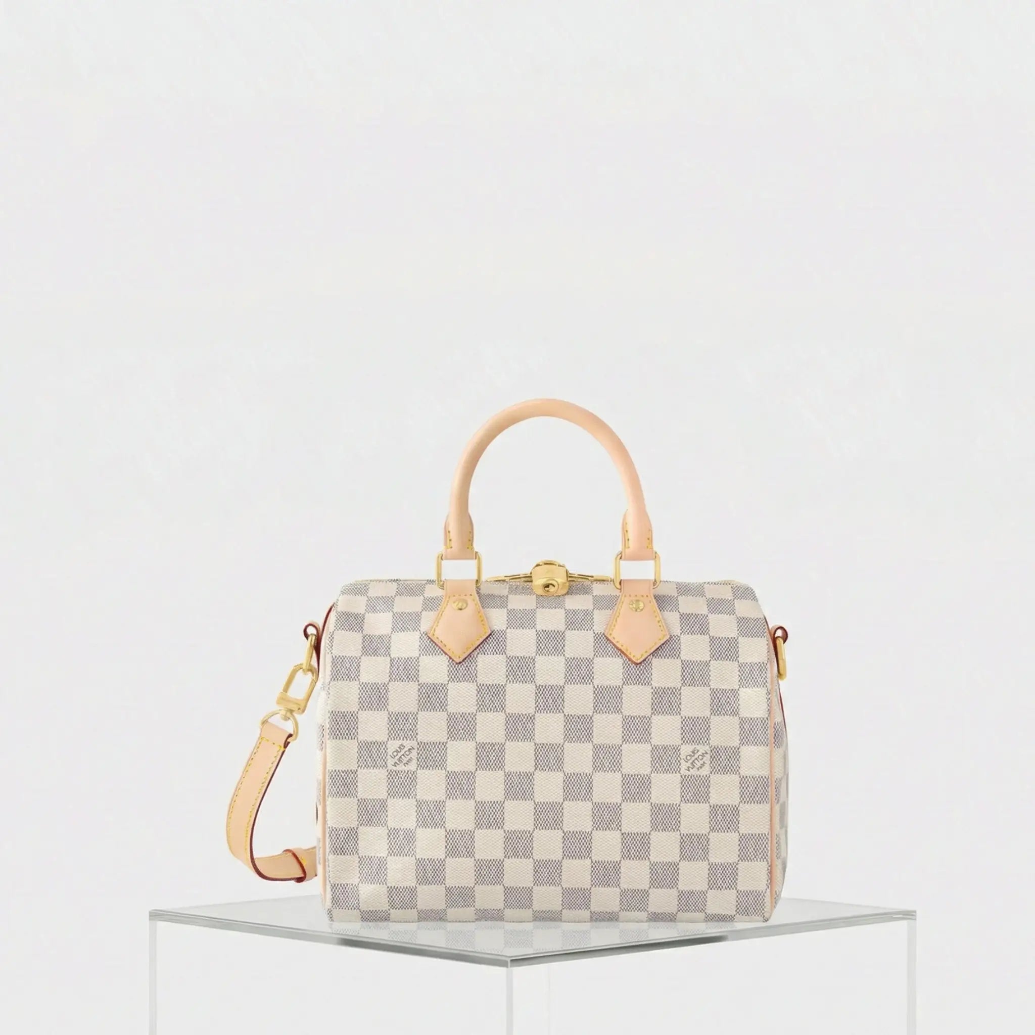 Louis Vuitton Speedy Bandouliere 25 Damier Azur, Front