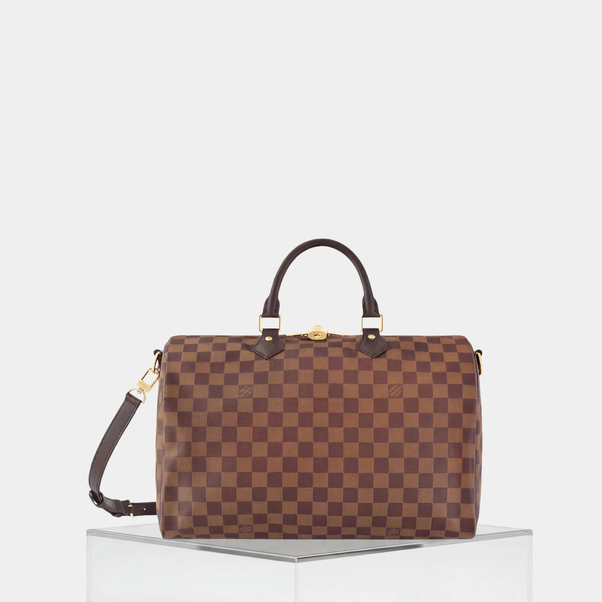 Louis Vuitton Speedy Bandouliere 35 Damier Ebene, Front