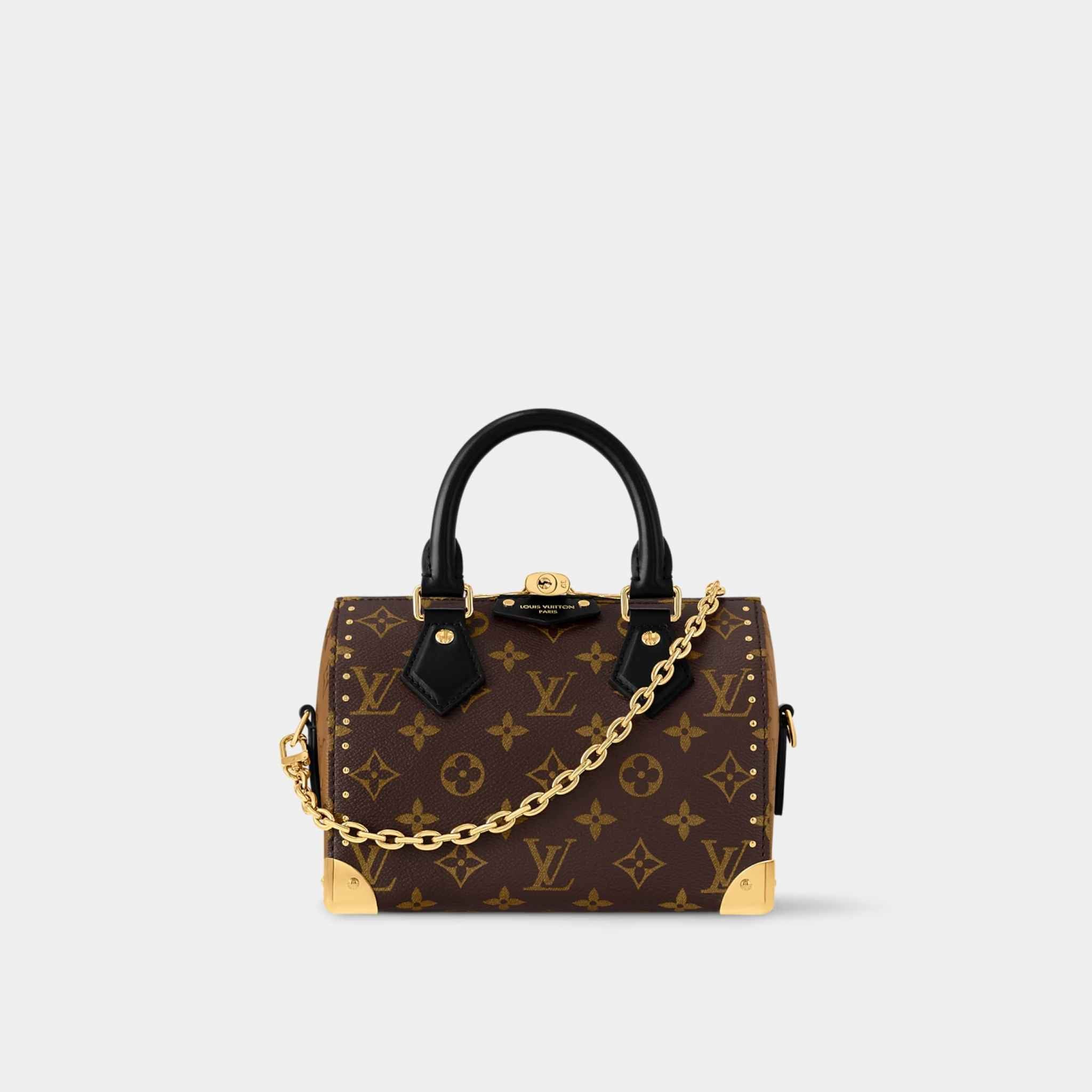 Louis Vuitton Speedy Trunk Handbag Cruise 2025, Front