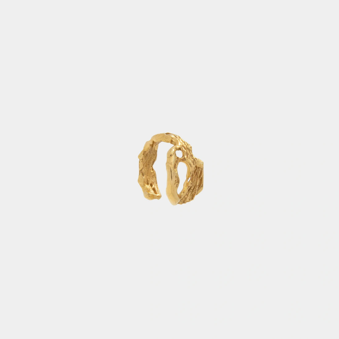 Loveness Lee Copiapoa Cuff, Front, Gold Plated