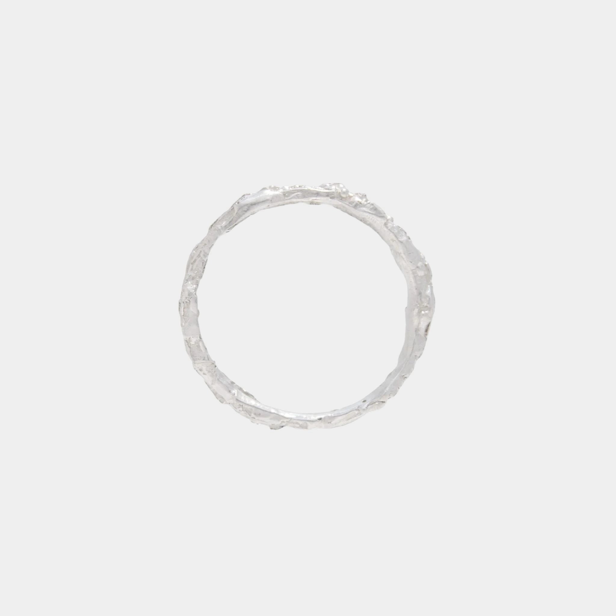 Loveness Lee Euly Silver Ring, Top