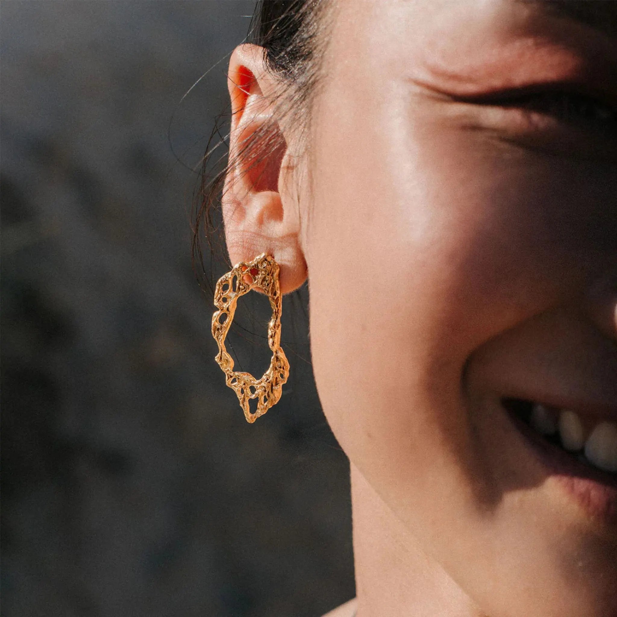 Loveness Lee Feroca Earrings, Gold, Modell