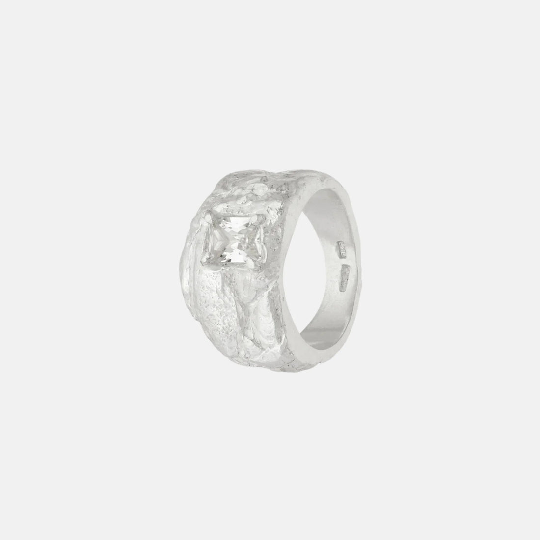 Loveness Lee Kai Argenti Recycled Silver Ring, Front