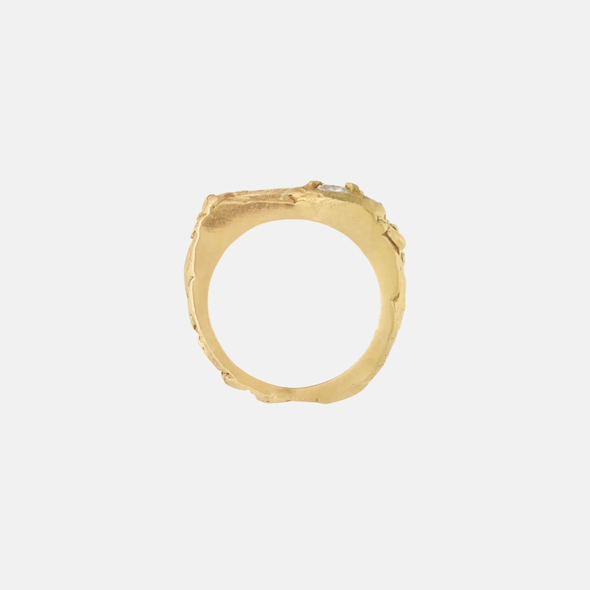 Loveness Lee Kai 18K Gold Plated Silver Ring, Side