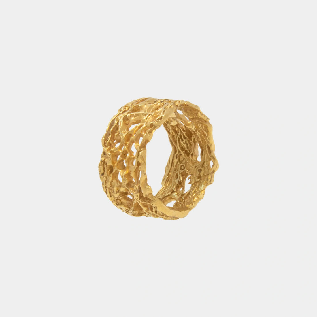 Loveness Lee Piloso Ring, 18k Gold Side