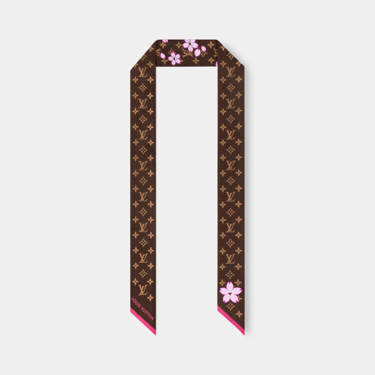 LV x TM Monogram Cherry Blossom Bandeau BB, Back