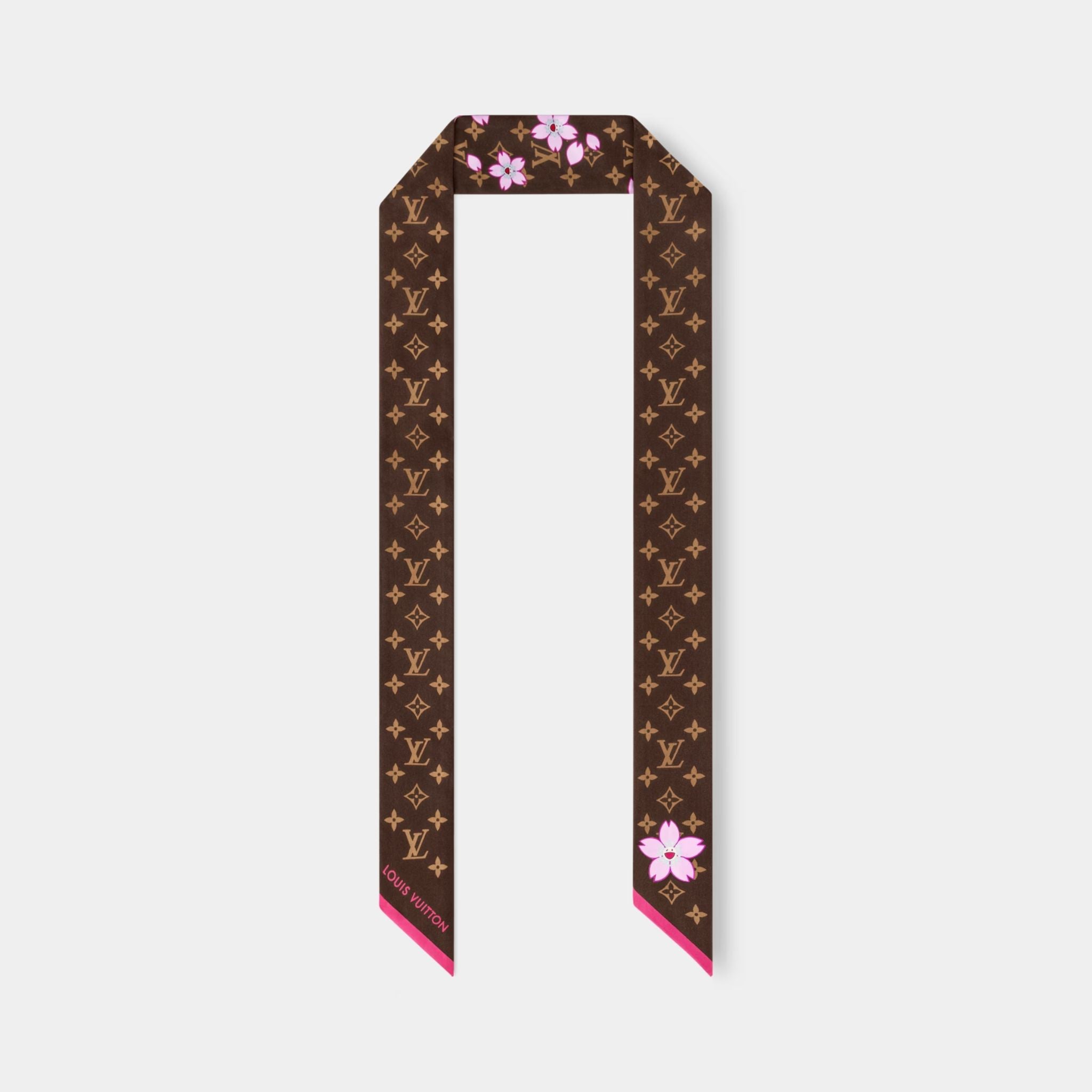 LV x TM Monogram Cherry Blossom Bandeau BB, Back