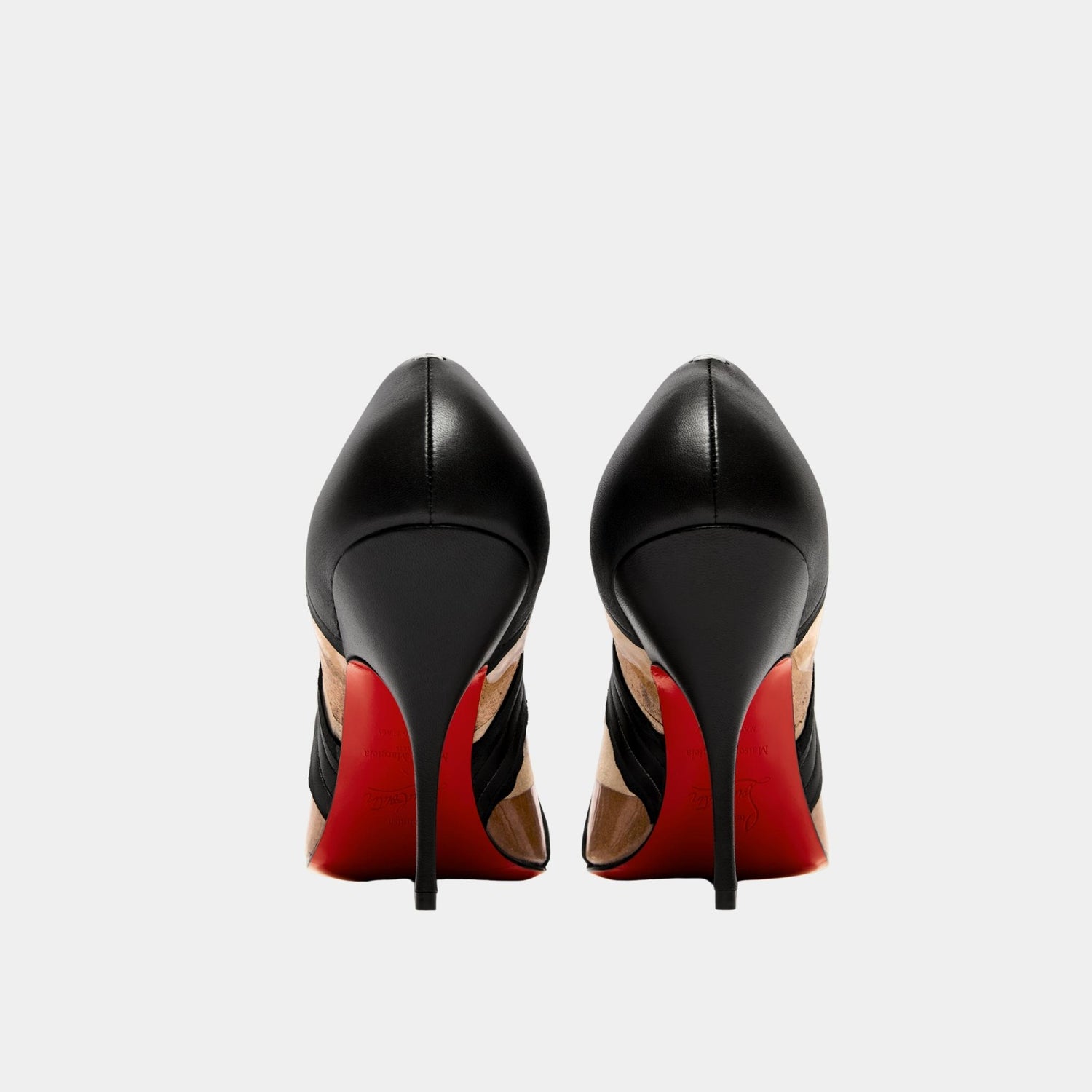 Maison Margiela Martinloula Pump in Nappa Leather, Back
