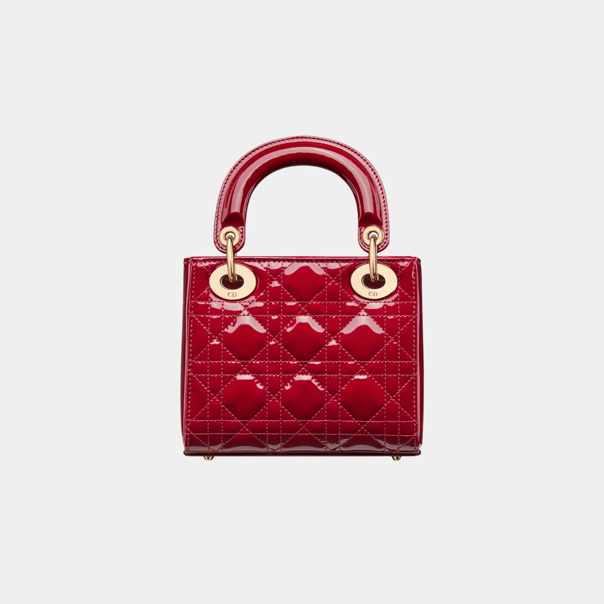 Mini Lady Dior Bag Patent Cannage Calfskin