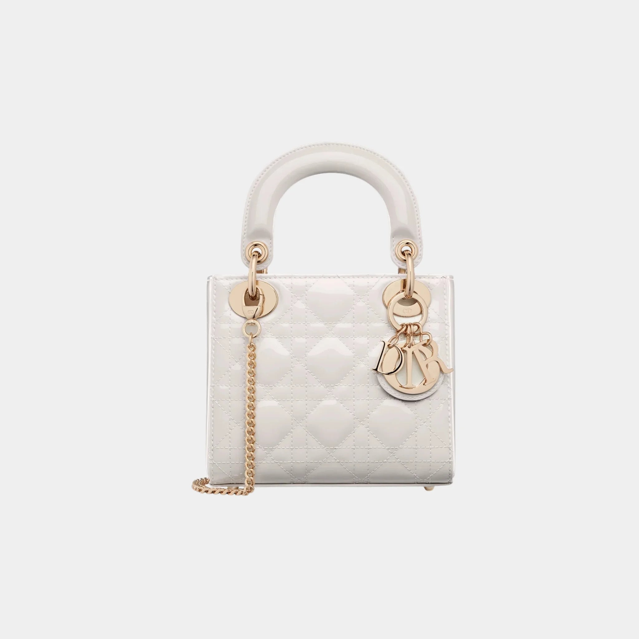 Mini Lady Dior Bag Patent Cannage Calfskin