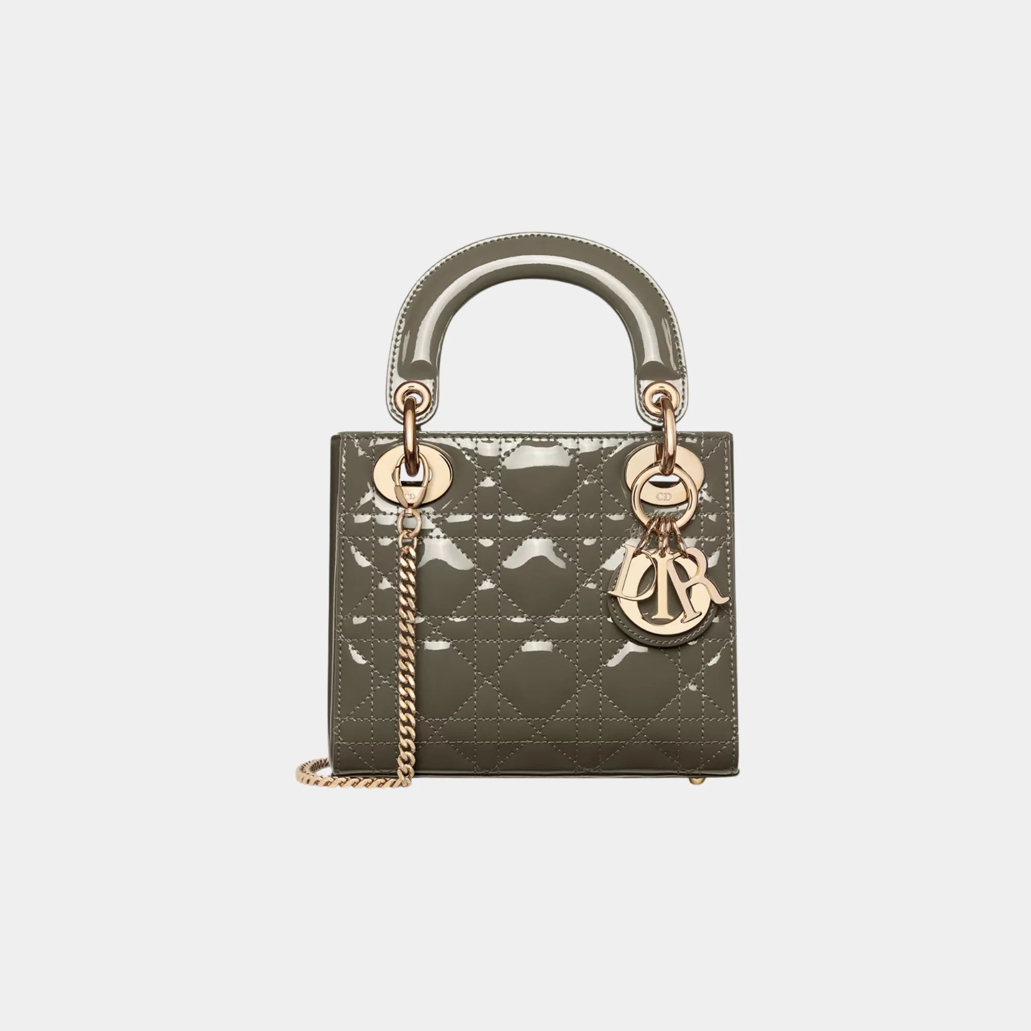 Mini Lady Dior Bag Patent Cannage Calfskin