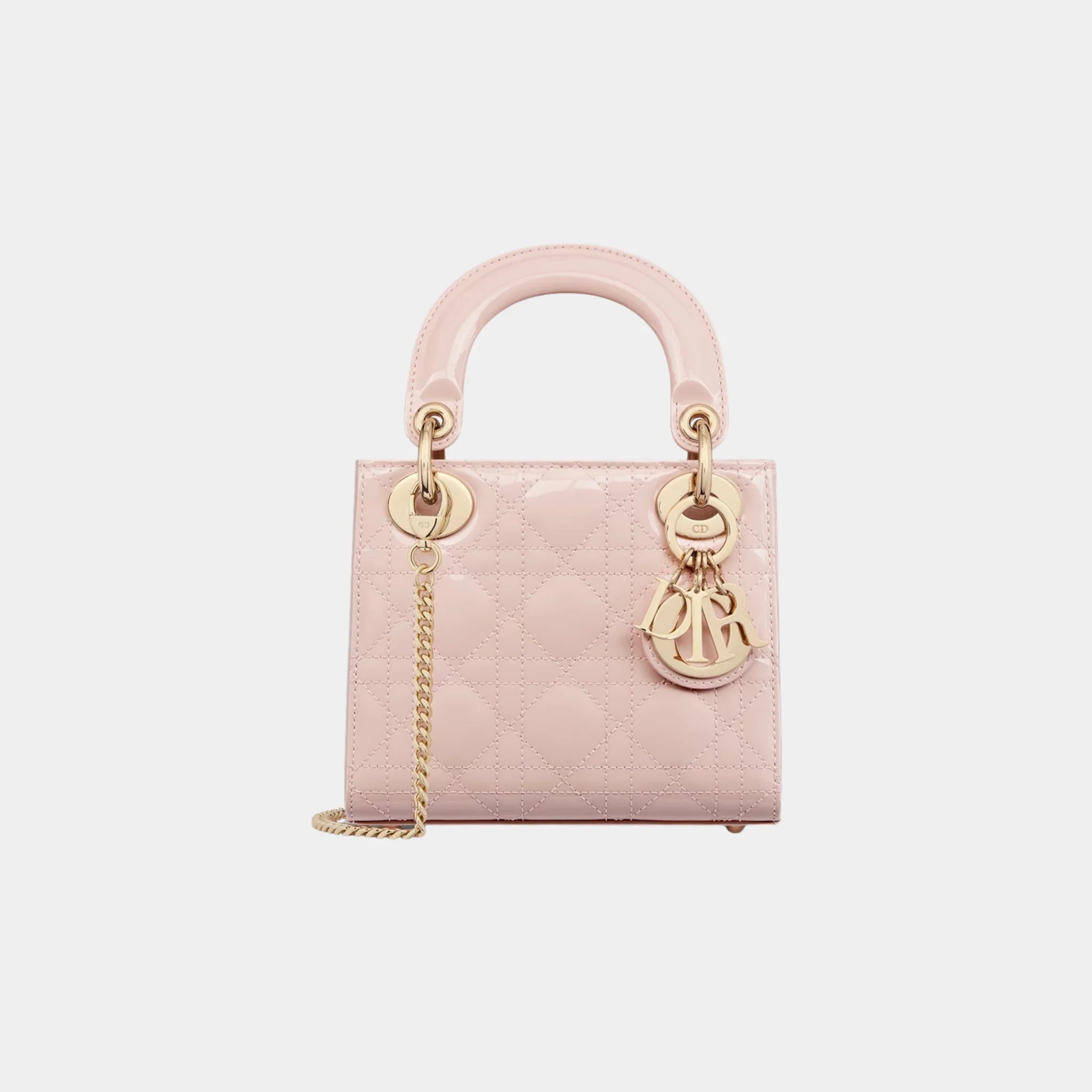 Mini Lady Dior Bag Patent Cannage Calfskin