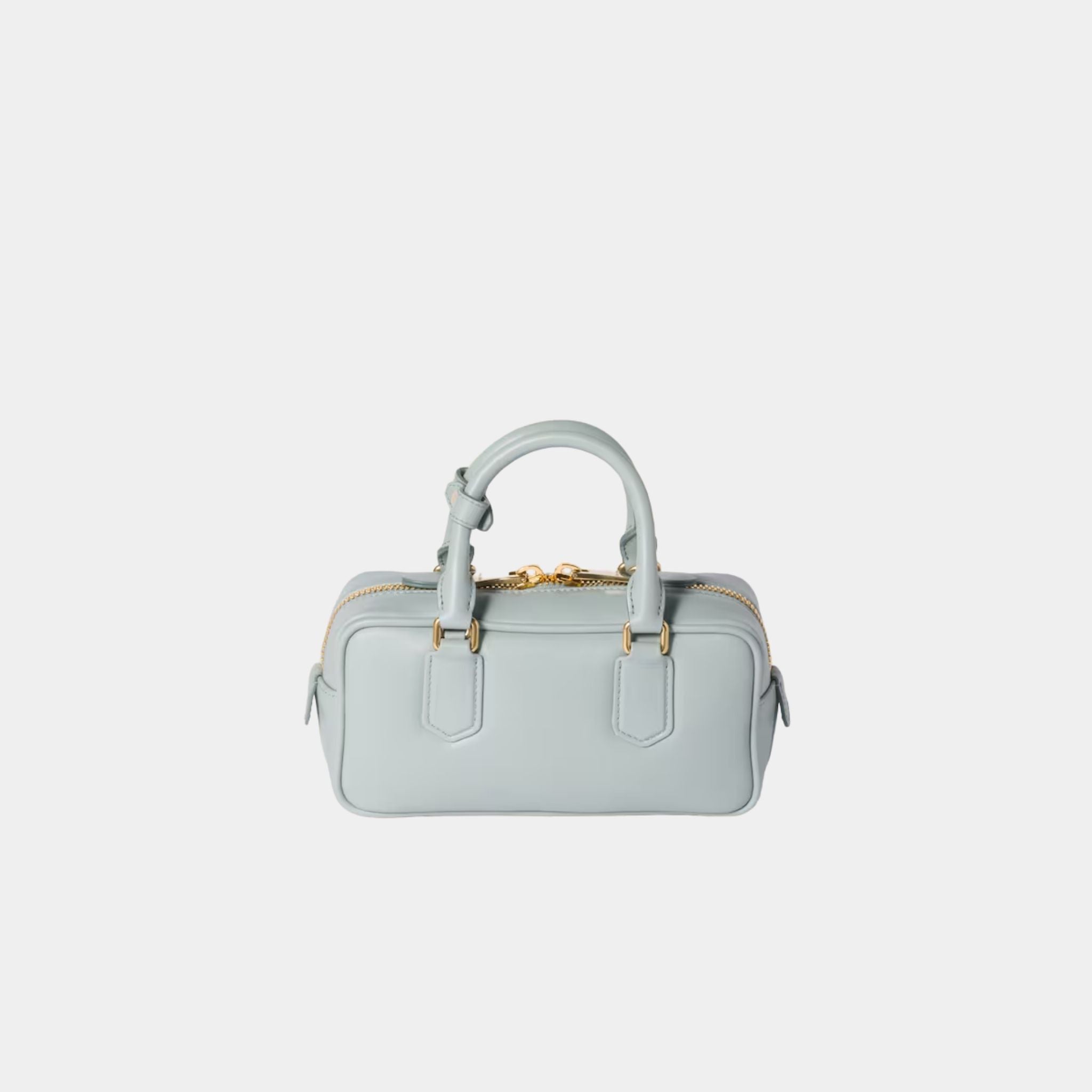 Miu Miu Arcadie Leather Bag, Lake Blue, Back