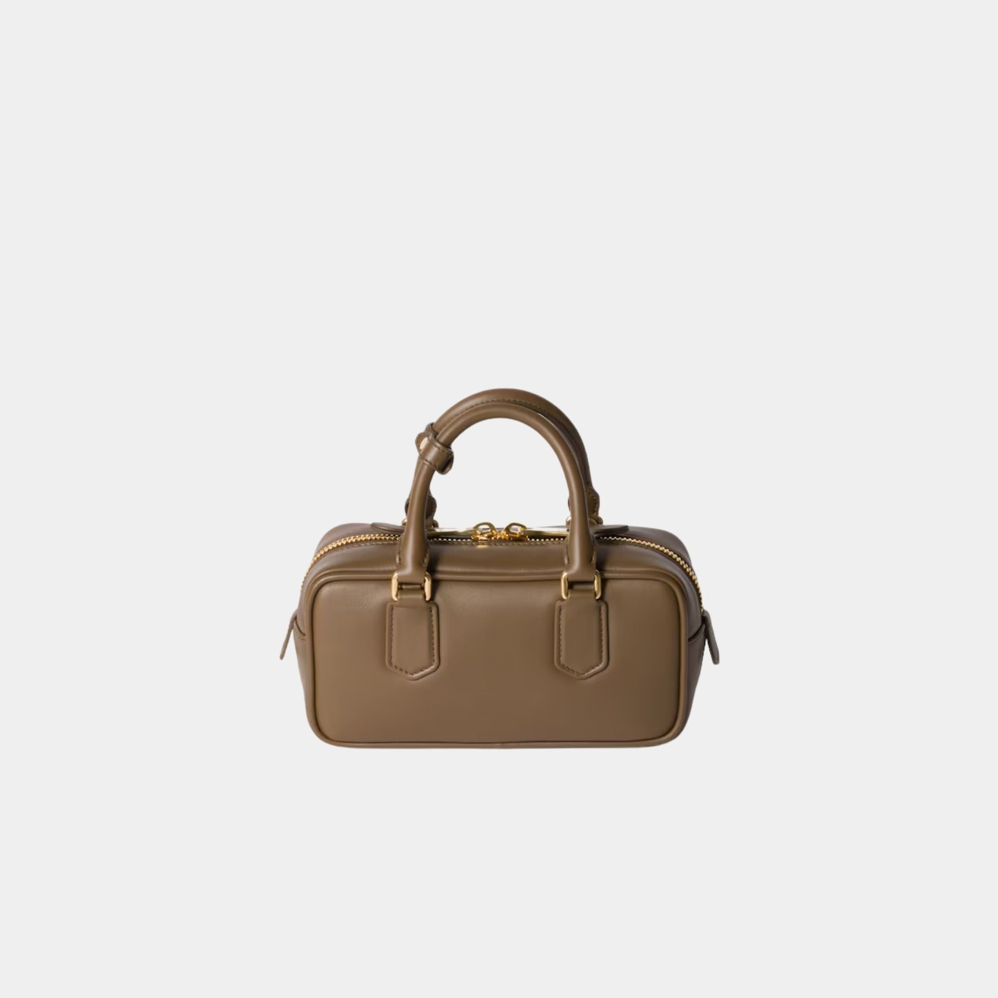 Miu Miu Arcadie Leather Bag, Tundra, Back