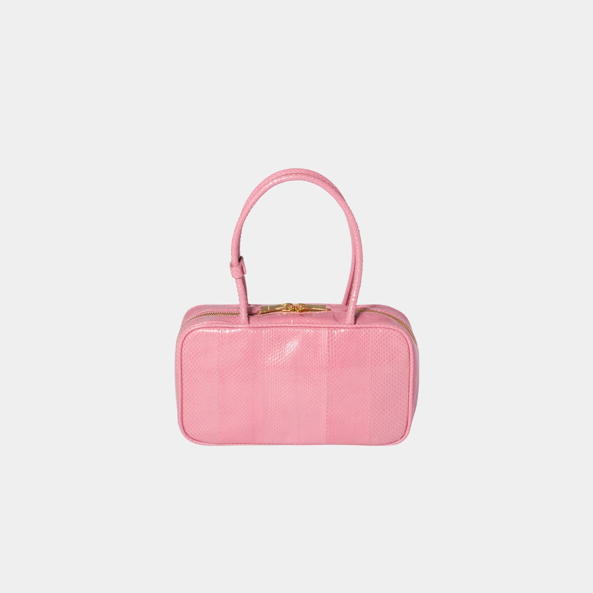 Miu Miu Beau Ayers Leather Bag, Petal Pink, Back