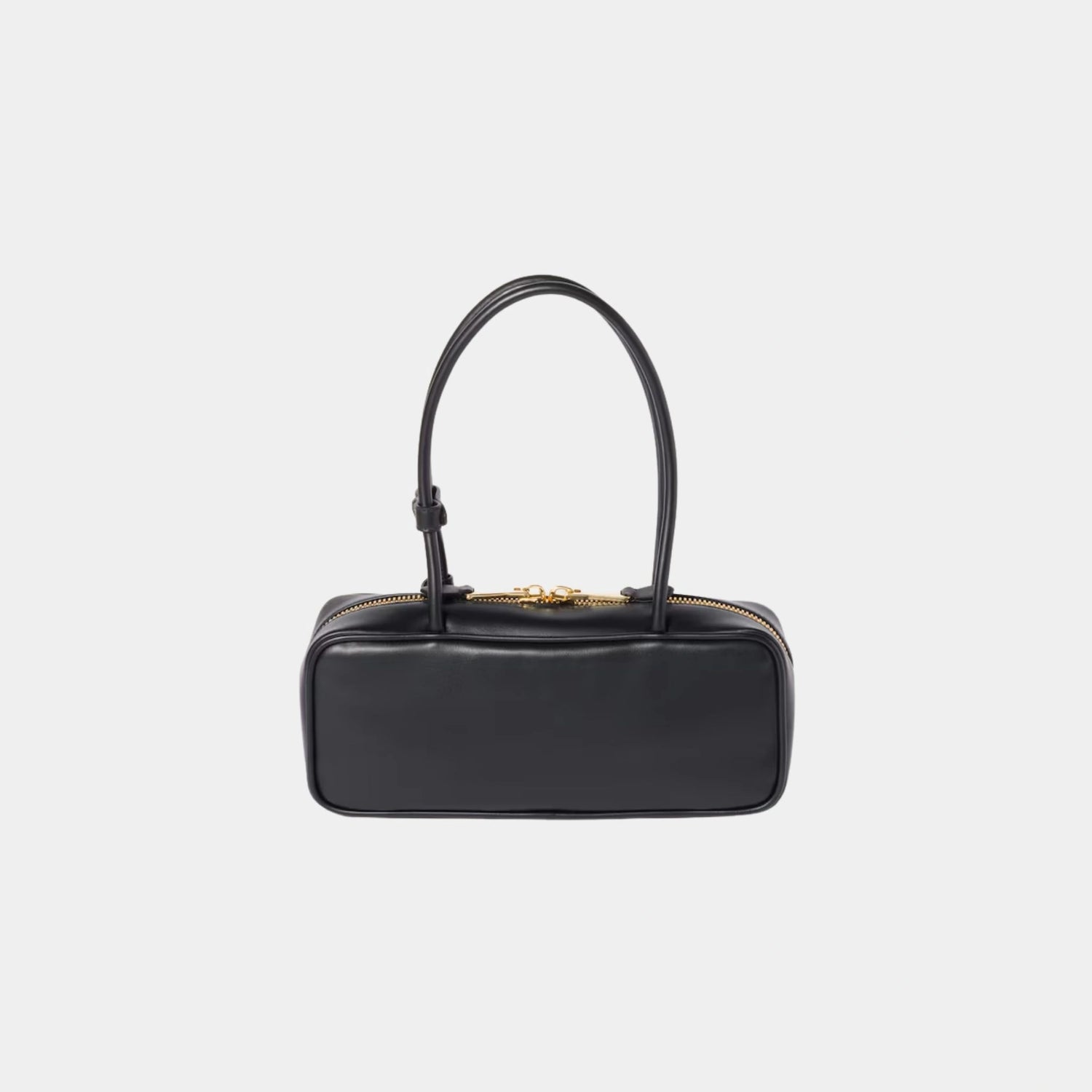Miu Miu Beau Leather Small Bag, Black, Back