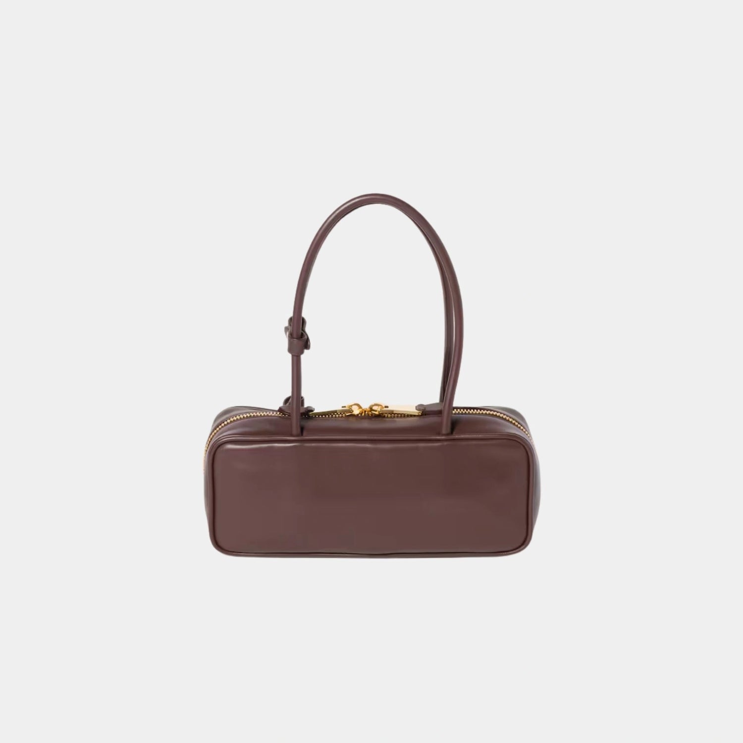 Miu Miu Beau Leather Small Bag, Briarwood, Back