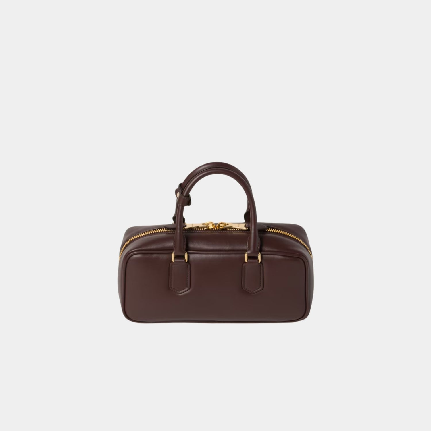 Miu Miu Large Arcadie Leather Bag, Briarwood, Back