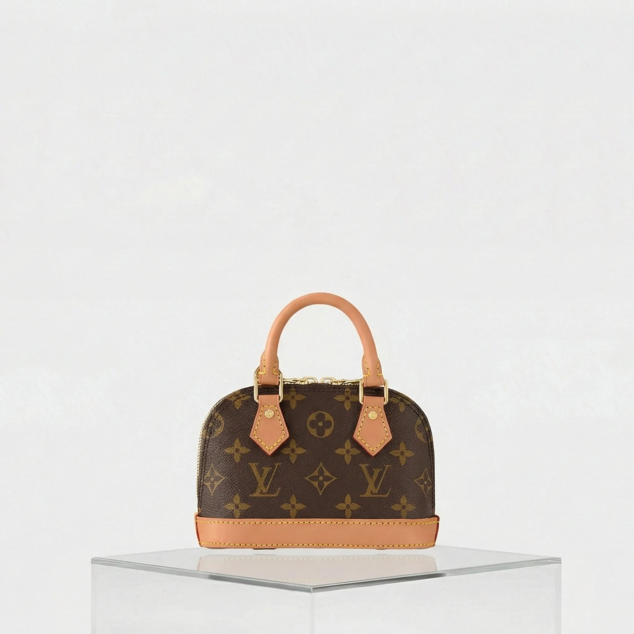 Louis Vuitton Nano Alma Handbag Signature Monogram, Back