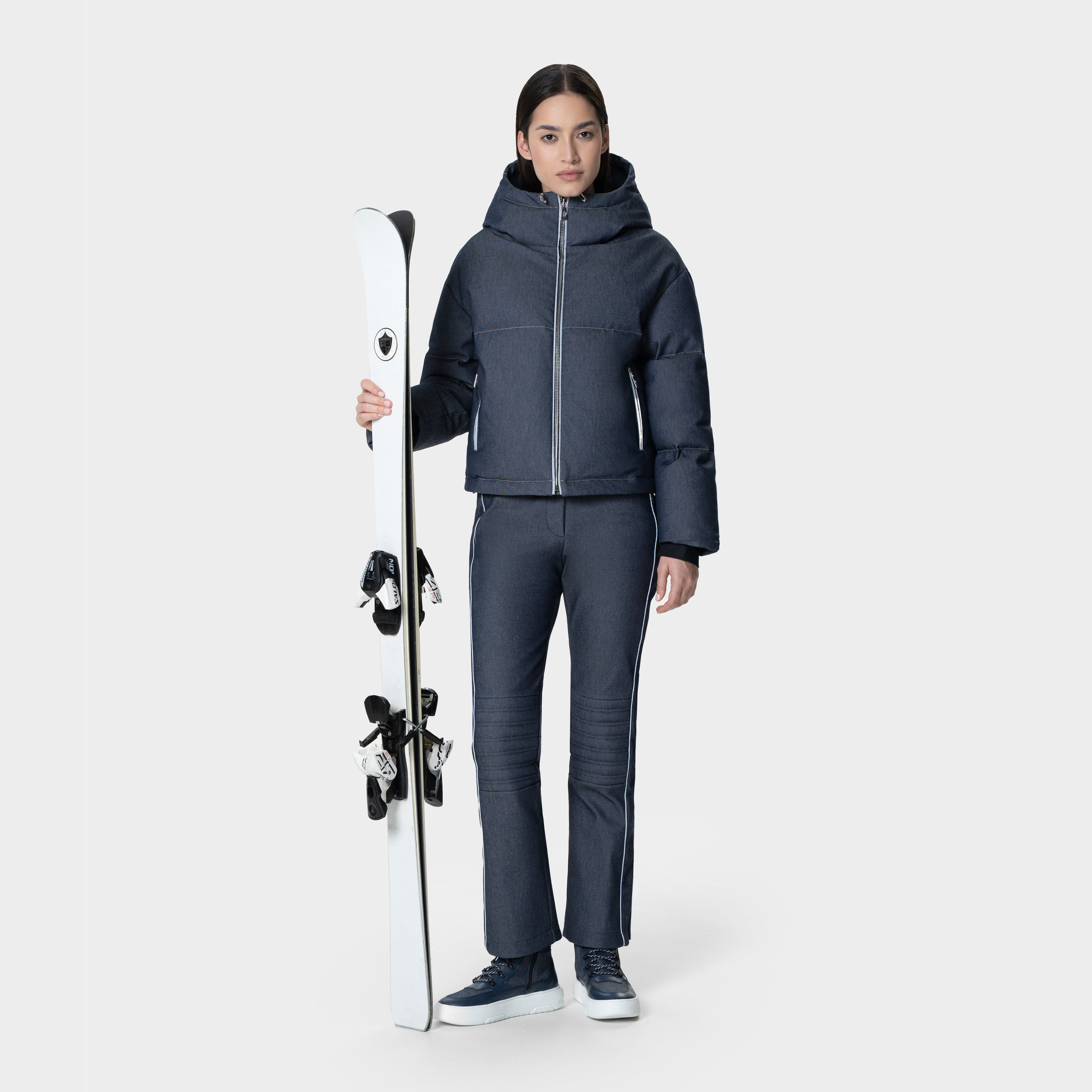 Ogier Argentiere Denim Ski Pants, Model Front