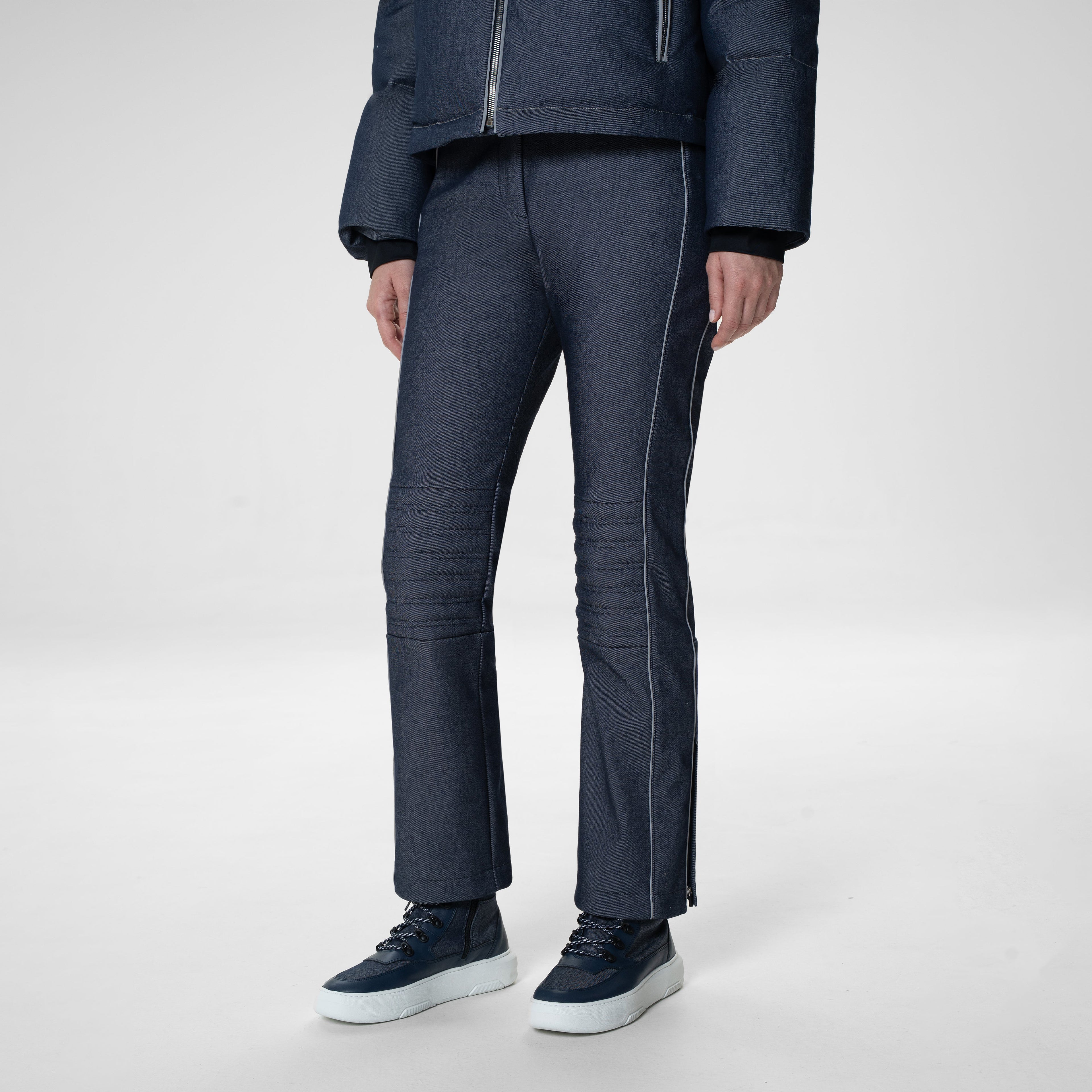Ogier Argentiere Denim Ski Pants, Model Side