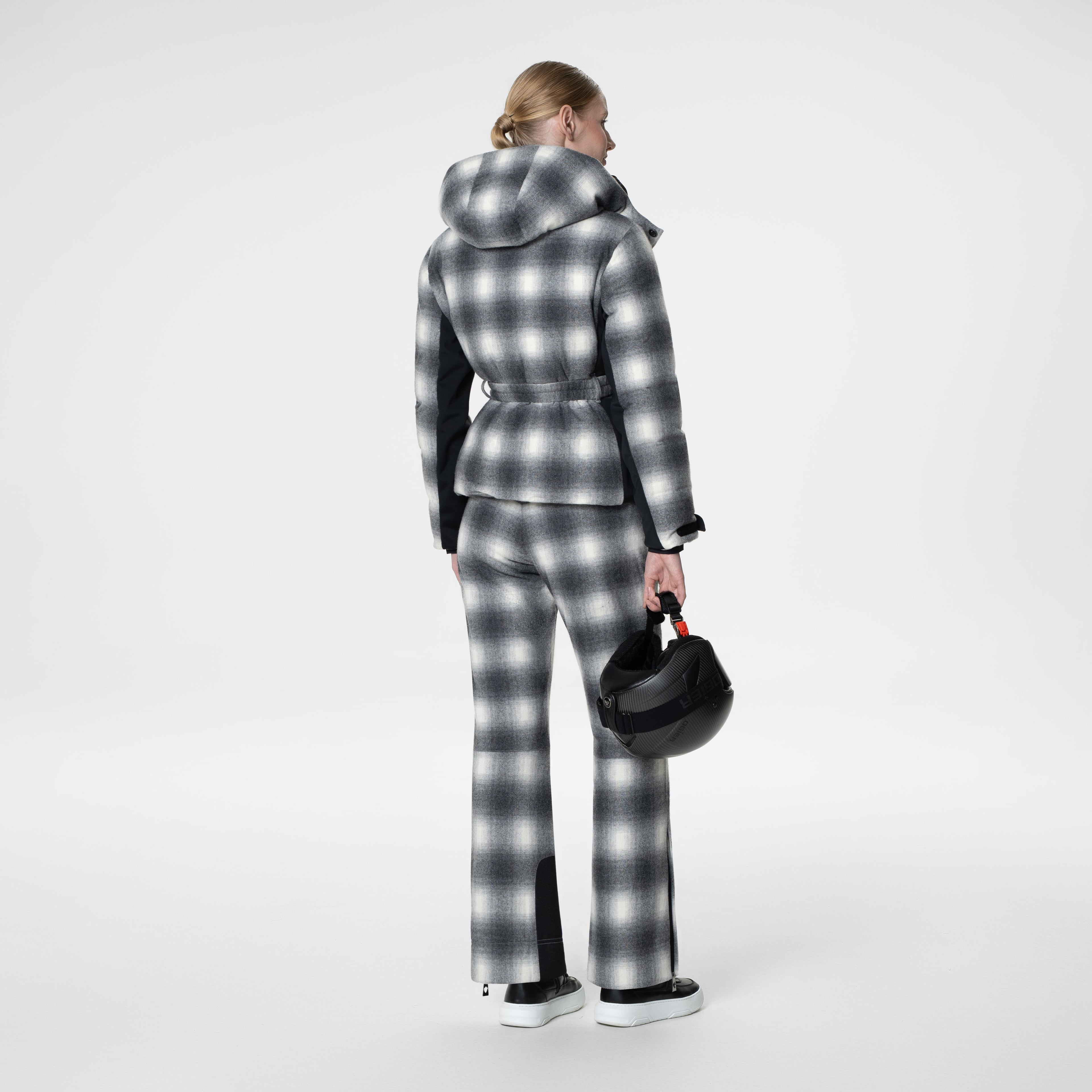 Seefeld Ski Pants checkered, back model