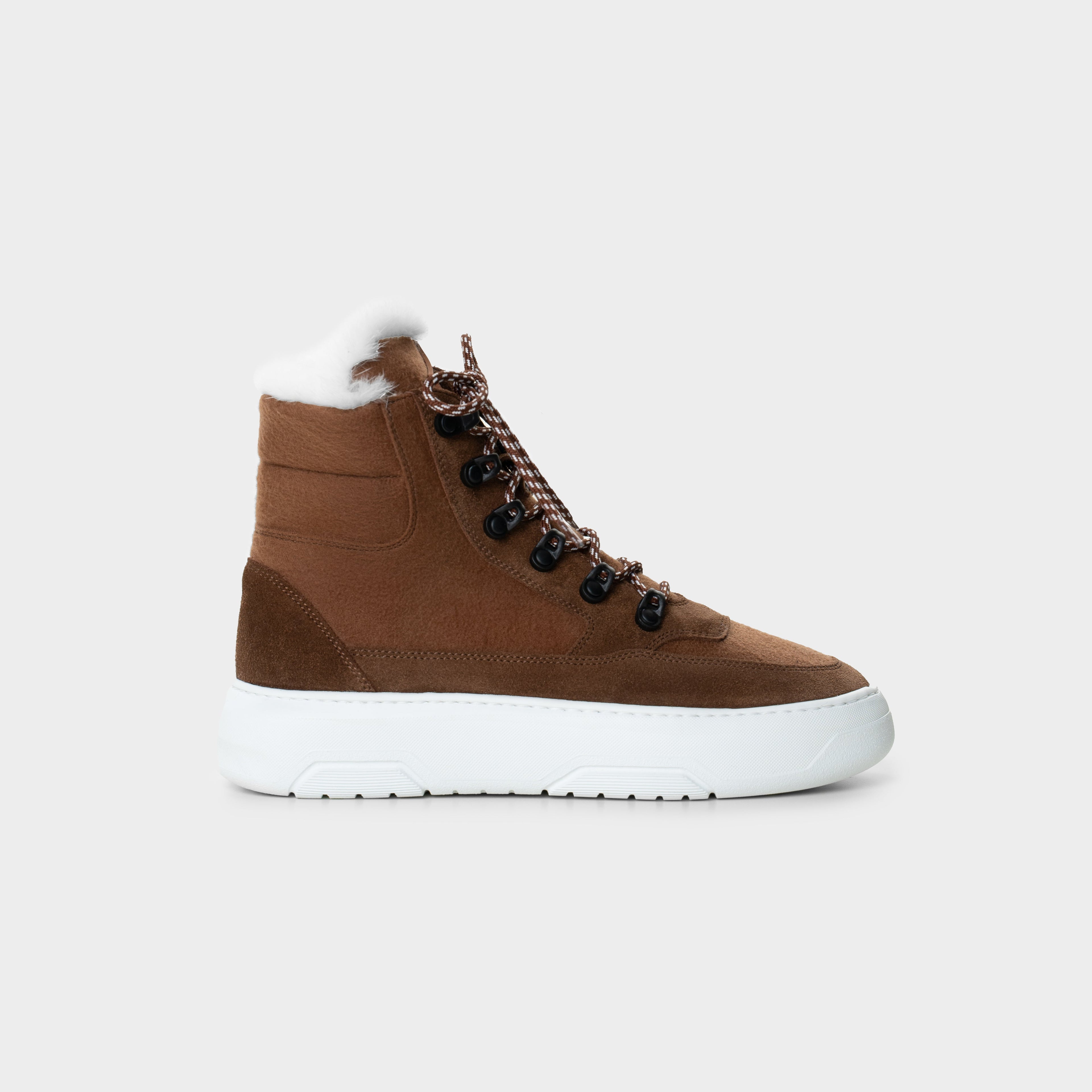 Ogier Valencia Sneakers Calfskin & Mink, Side