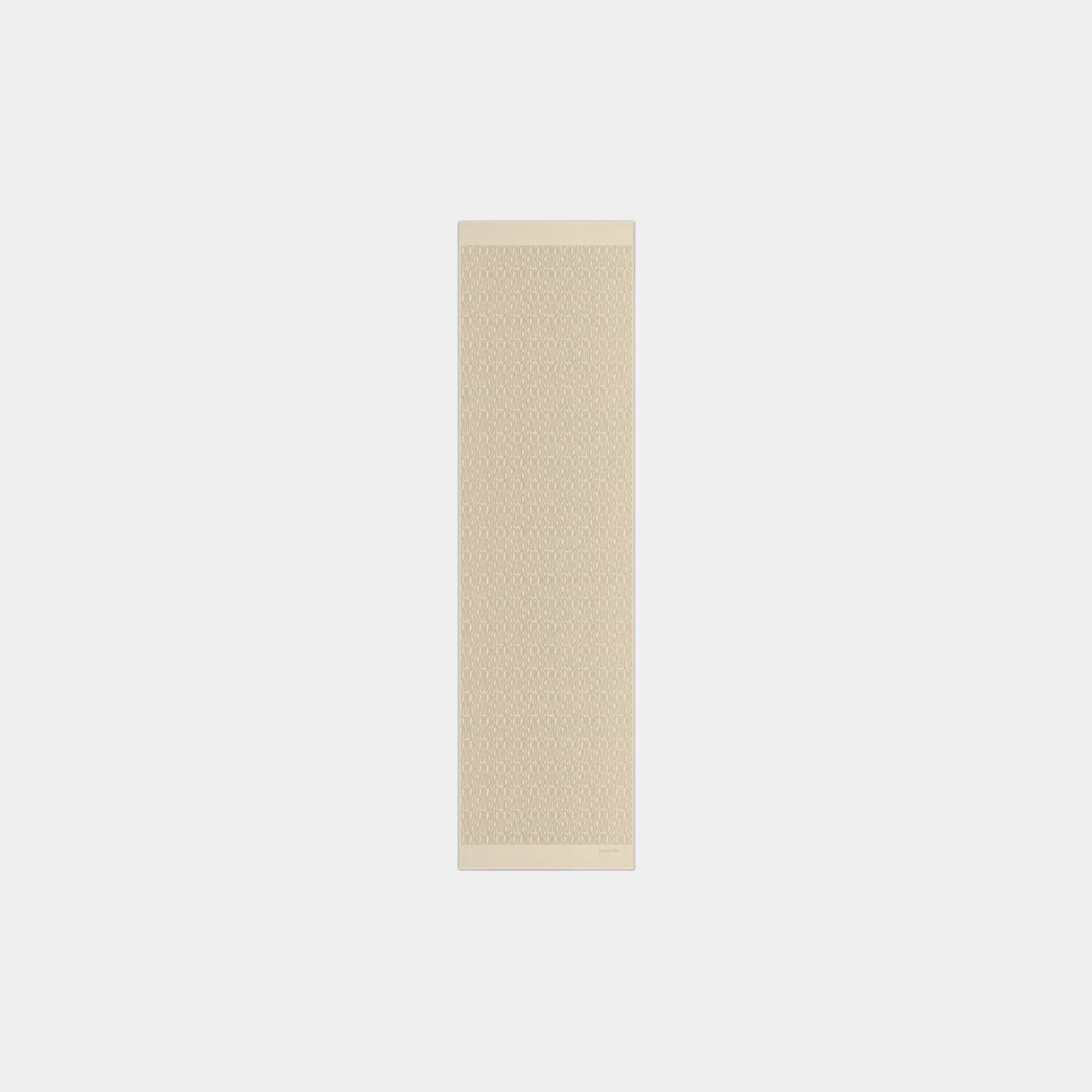 Dior Or Miss Dior Allover Stole Pale Gold-Tone Silk Metallic Thread, Front
