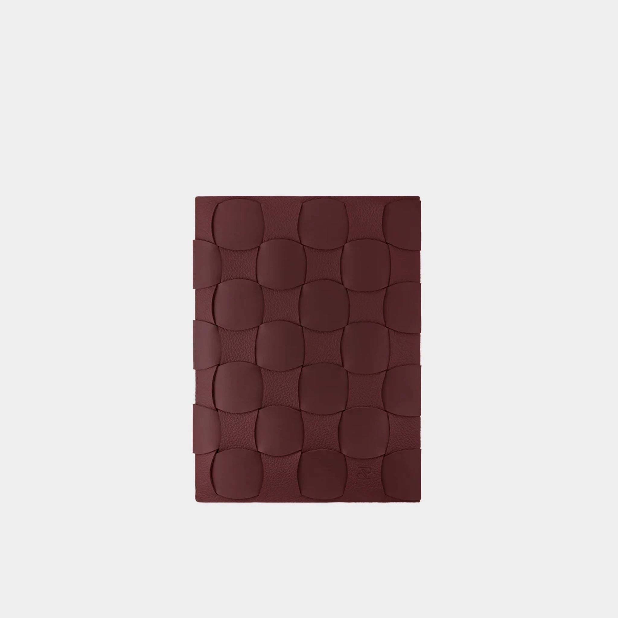 Polene A5 Neiti Notebook Cover, Black Cherry, Front