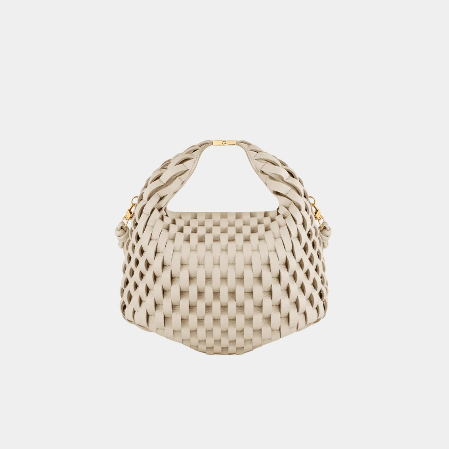 Polene Beri Handbag, Onda, Ecru