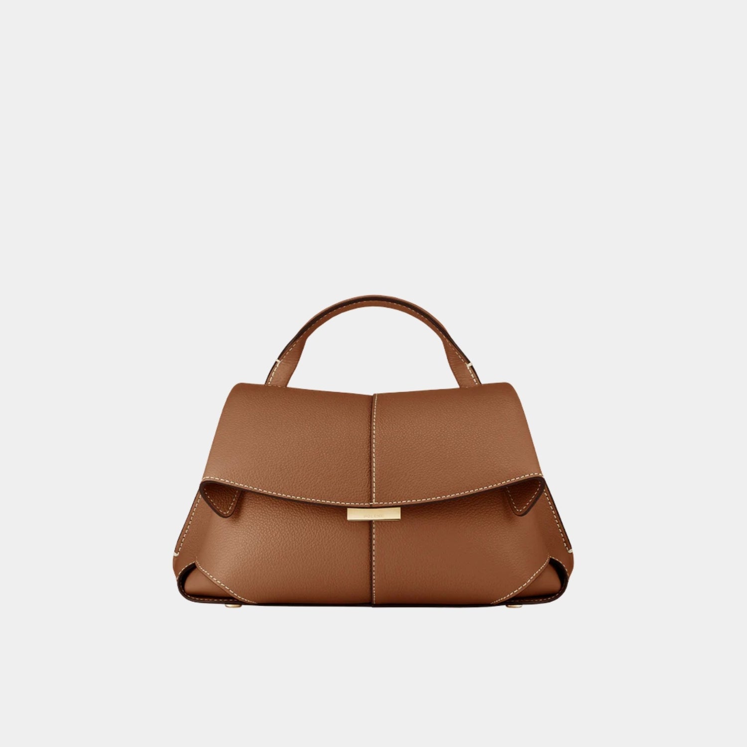 Polene Mokki Mini Handbag, Camel