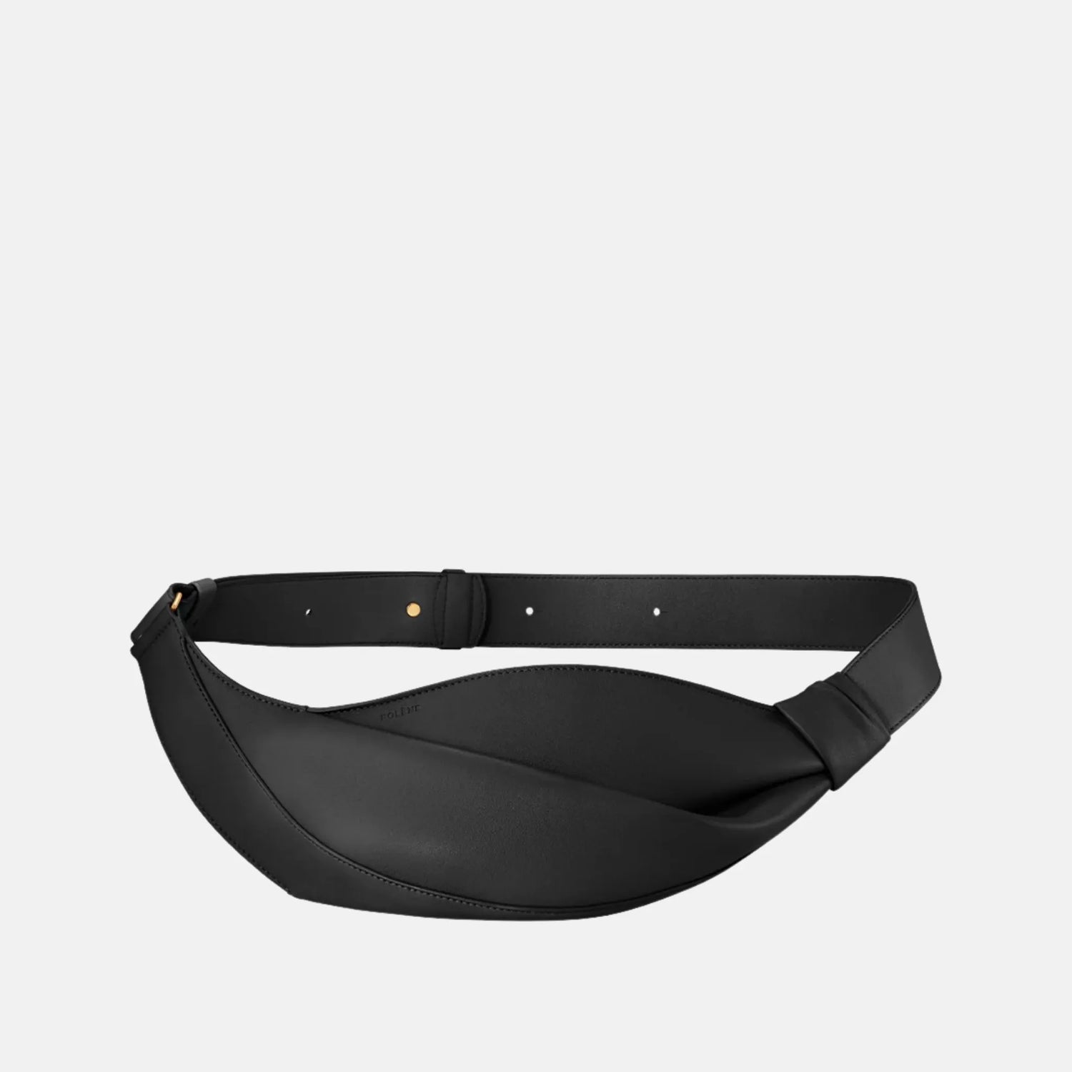 Polene Neyu Smooth Edition Nappa Leather Bag, Black