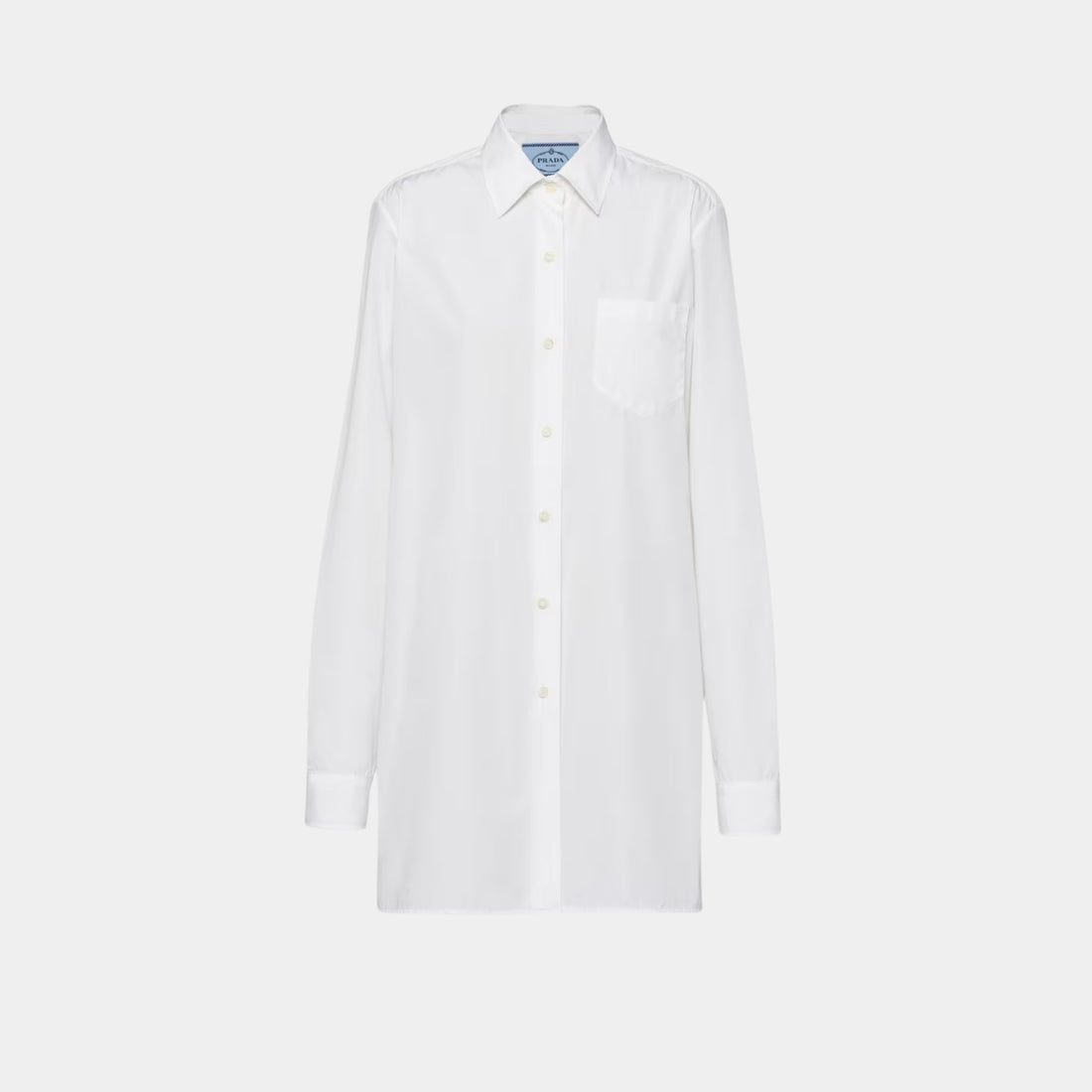 Prada Poplin Mini Shirtdress, Front