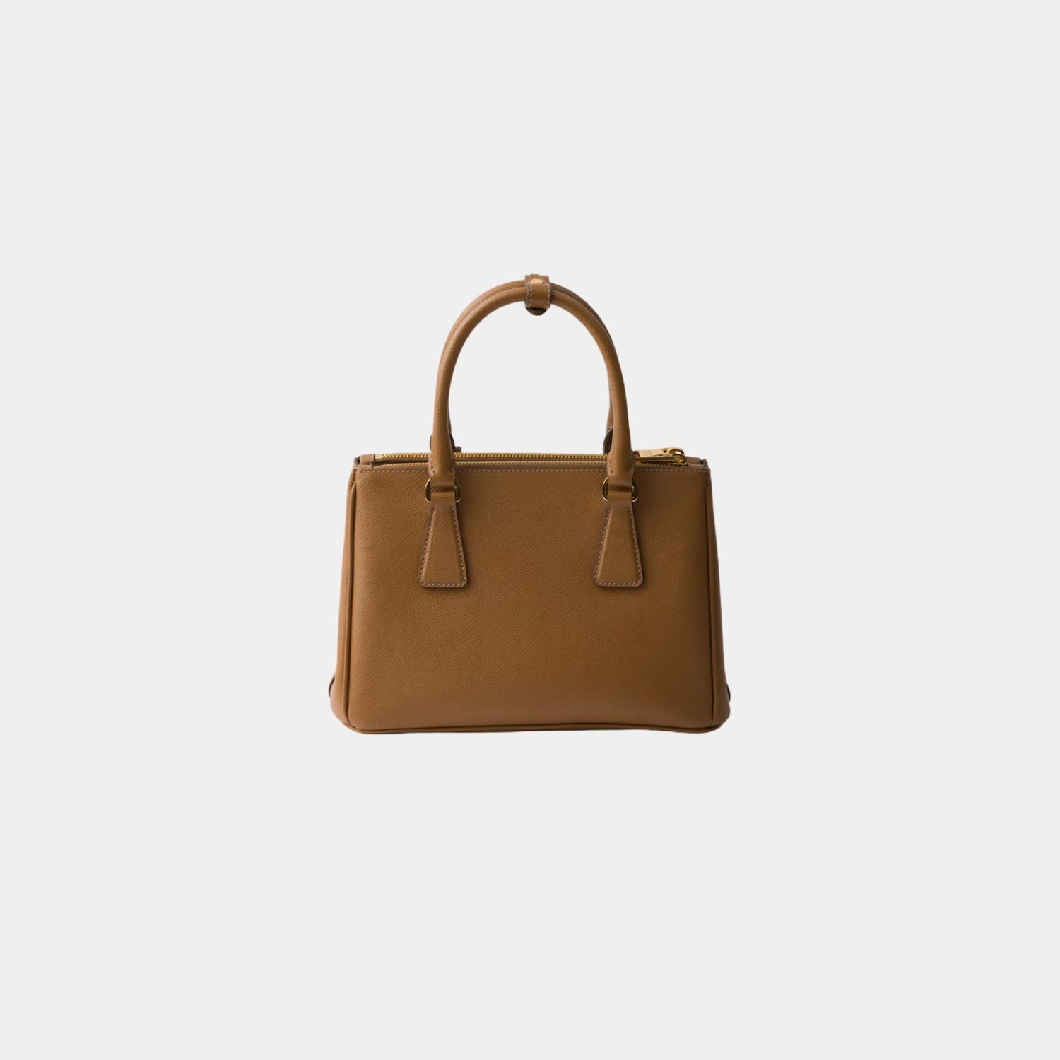 Prada Small Galleria Saffiano Leather Bag, Caramel, Back