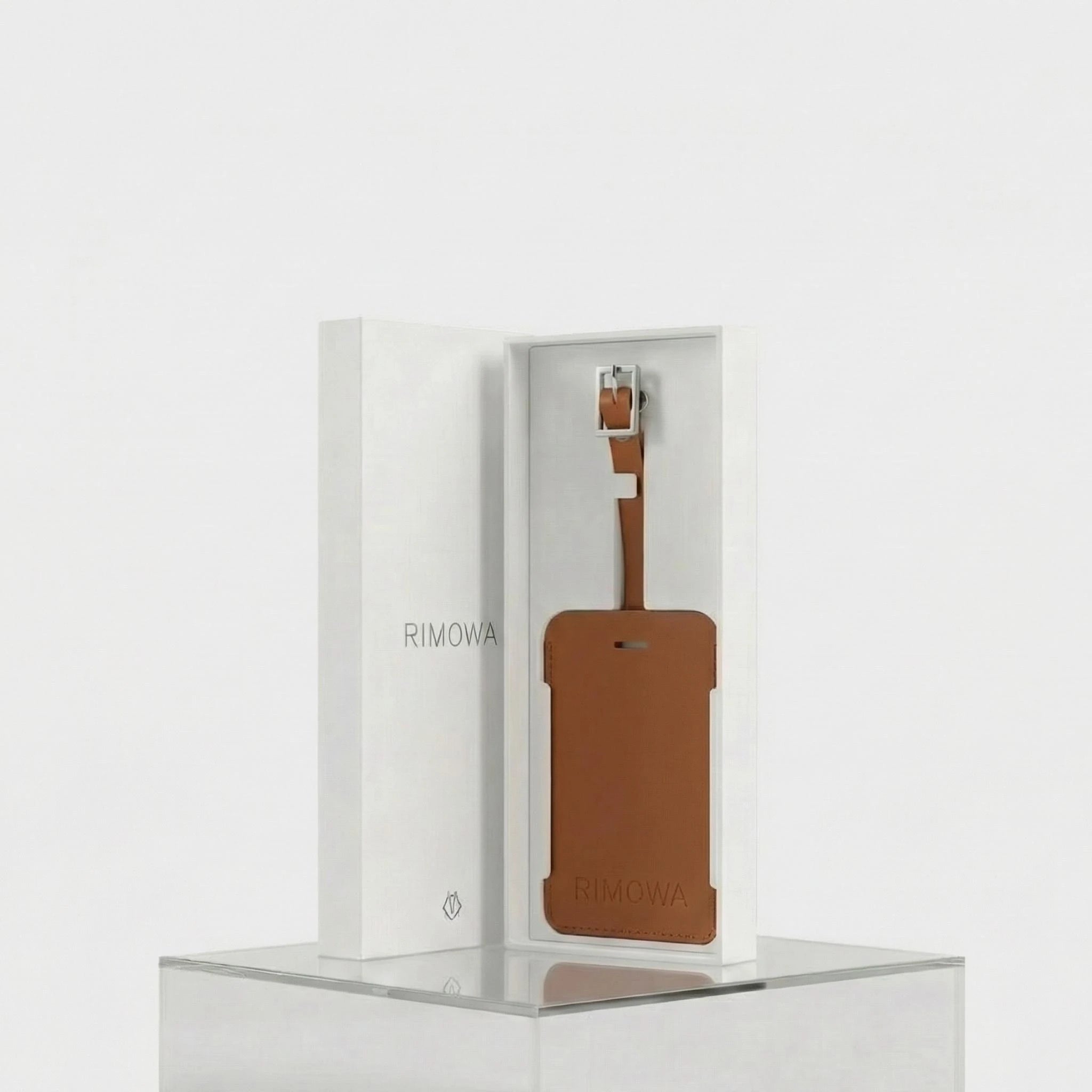Rimowa Address Holder, Cognac, Full Studio