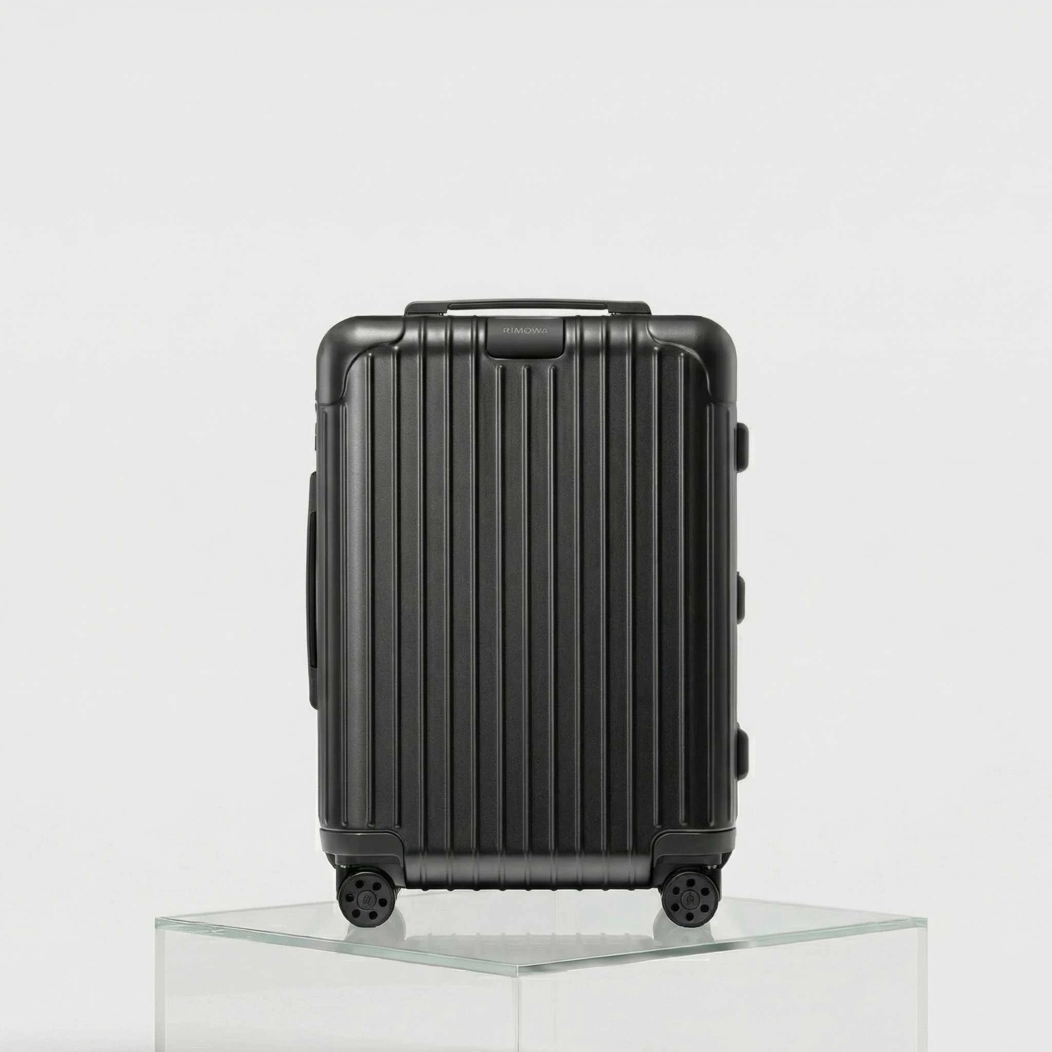 Rimowa Essential Cabin S, Matte Black, Front, Studio