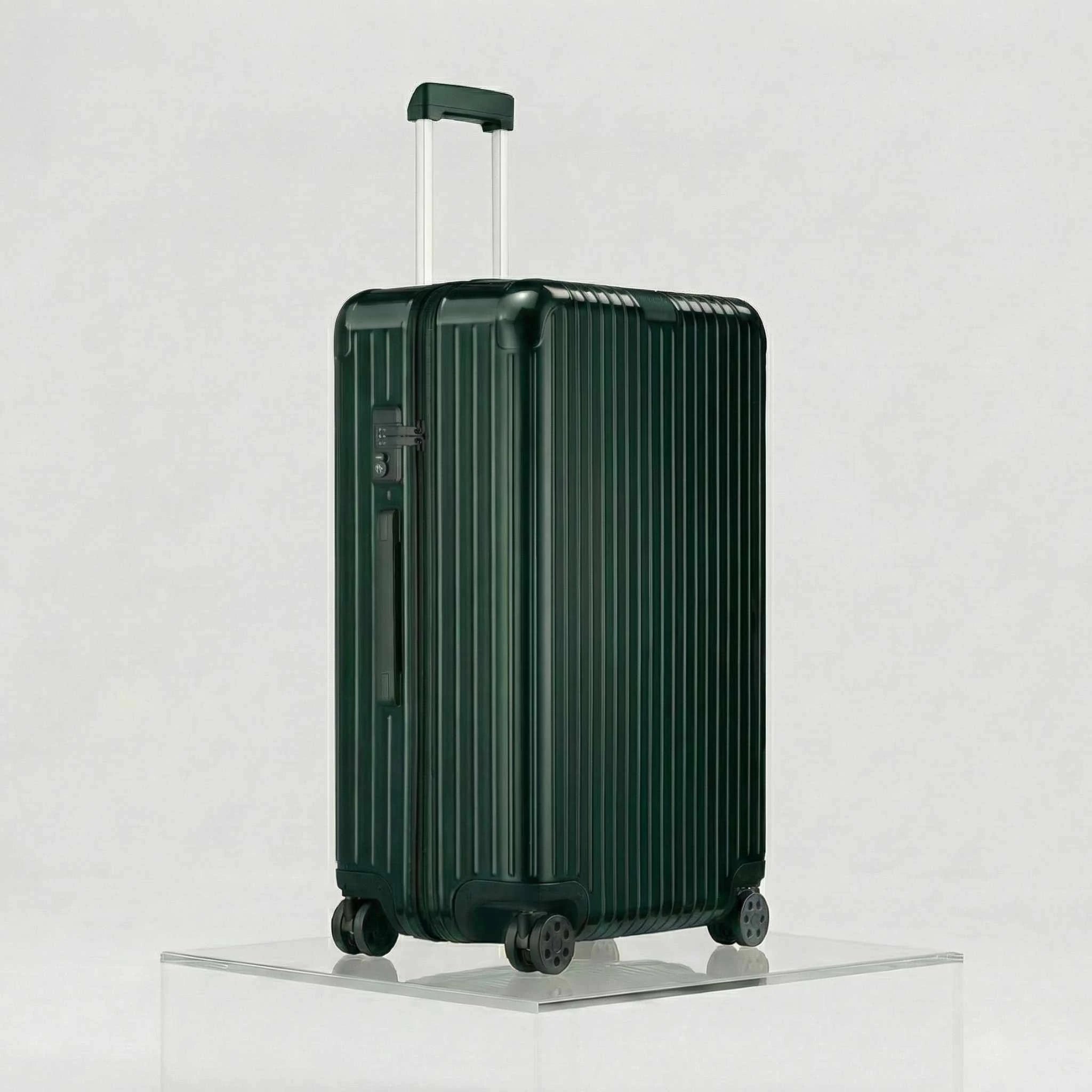 Rimowa Essential Check In L, Gloss Green, Studio, Side