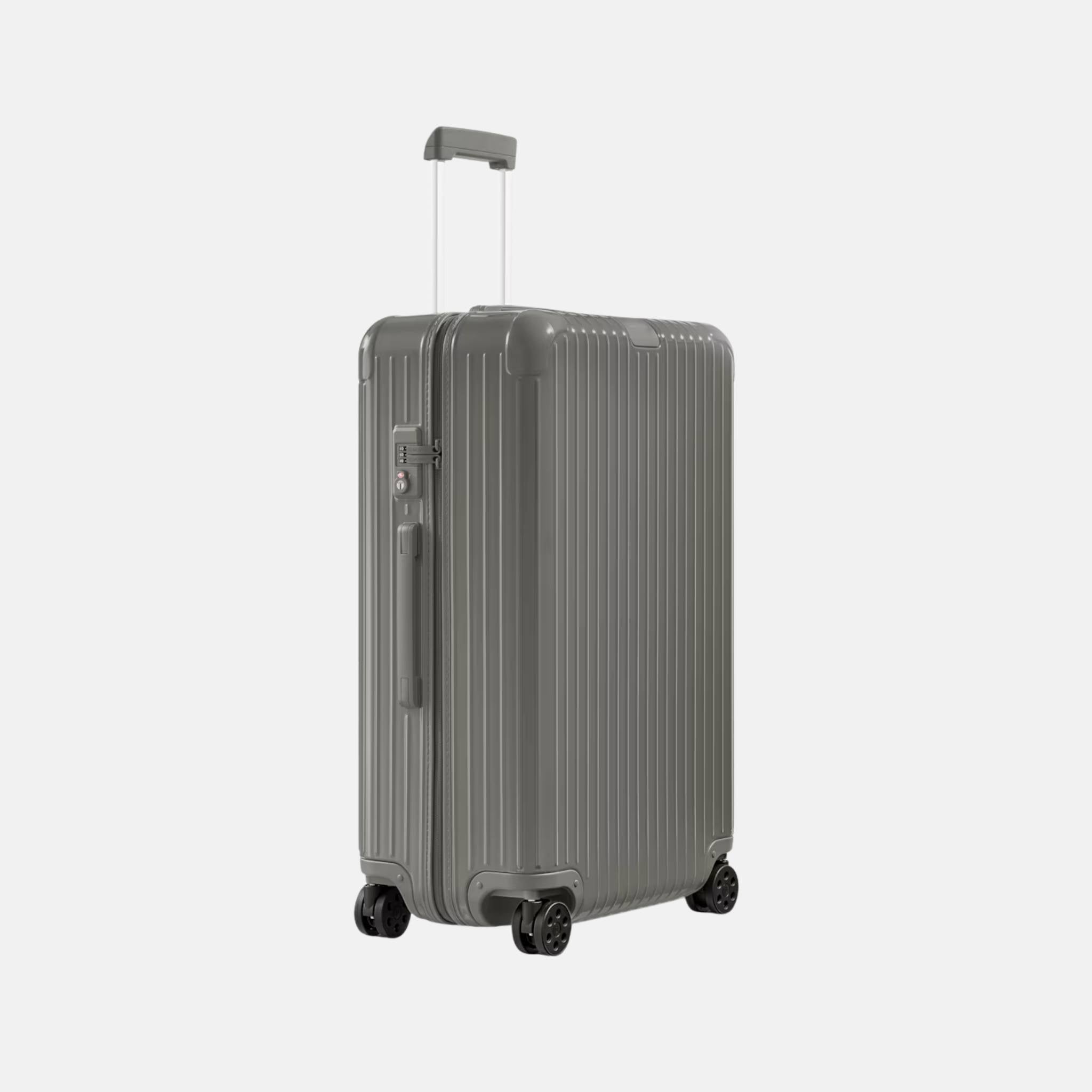 Rimowa Essential Check In L, Gloss Grey, Side