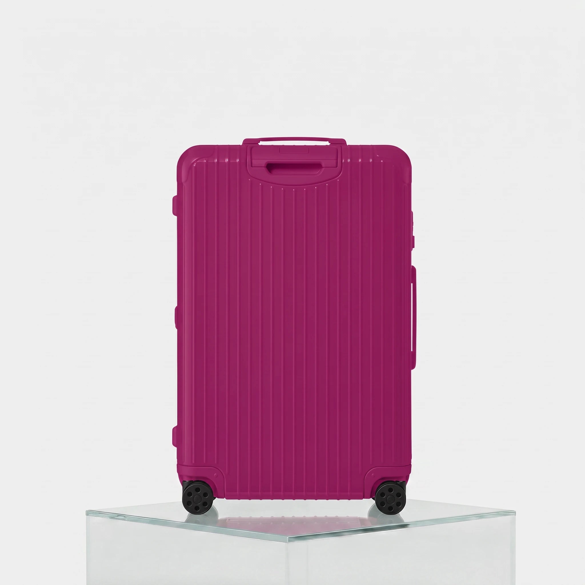 Rimowa Essential Check In L, Gloss Magenta Purple, Back
