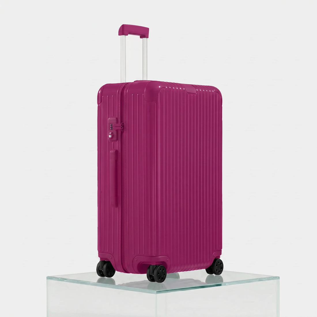 Rimowa Essential Check In L, Gloss Magenta Purple, Side