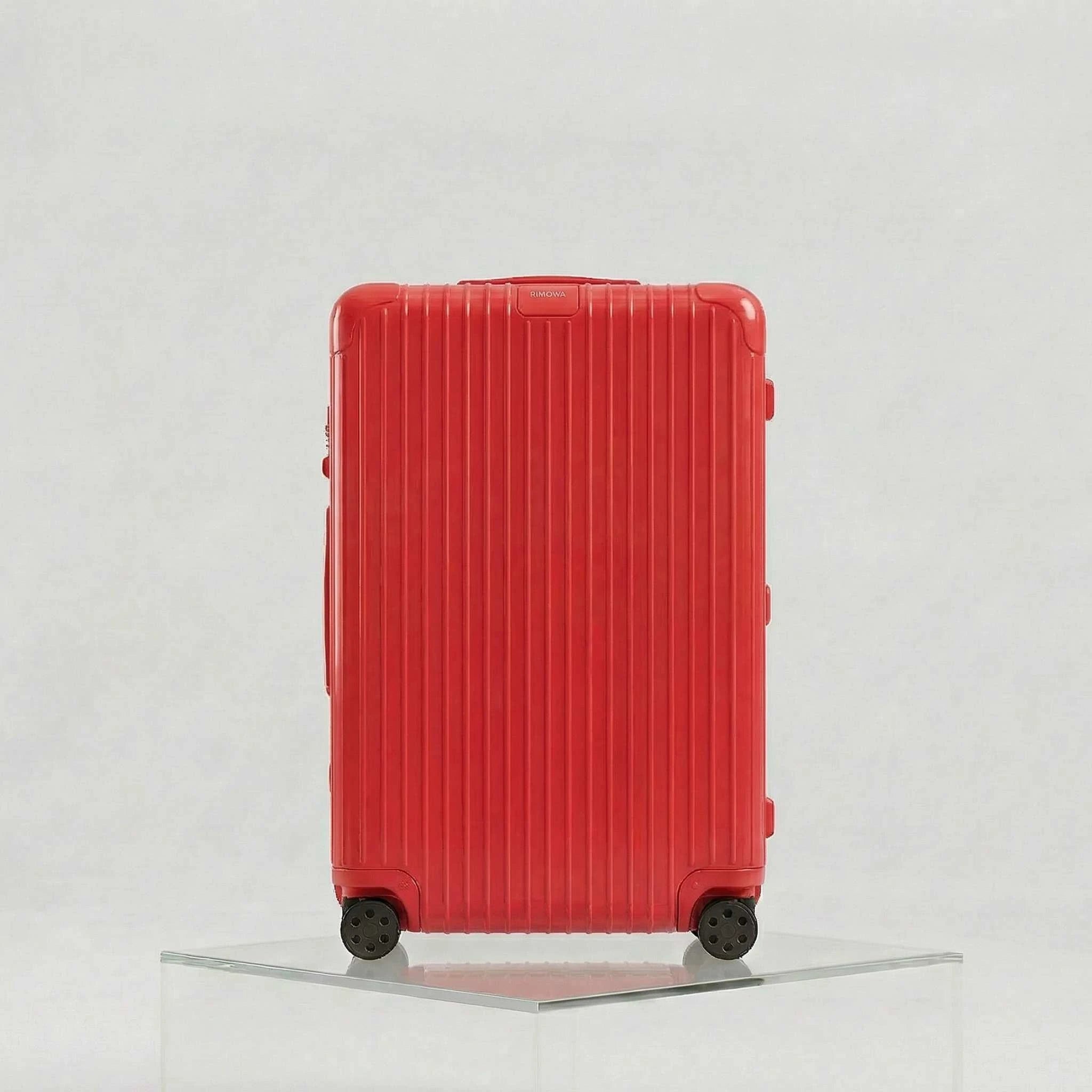 Rimowa Essential Check In L, Gloss Red, Studio, Front