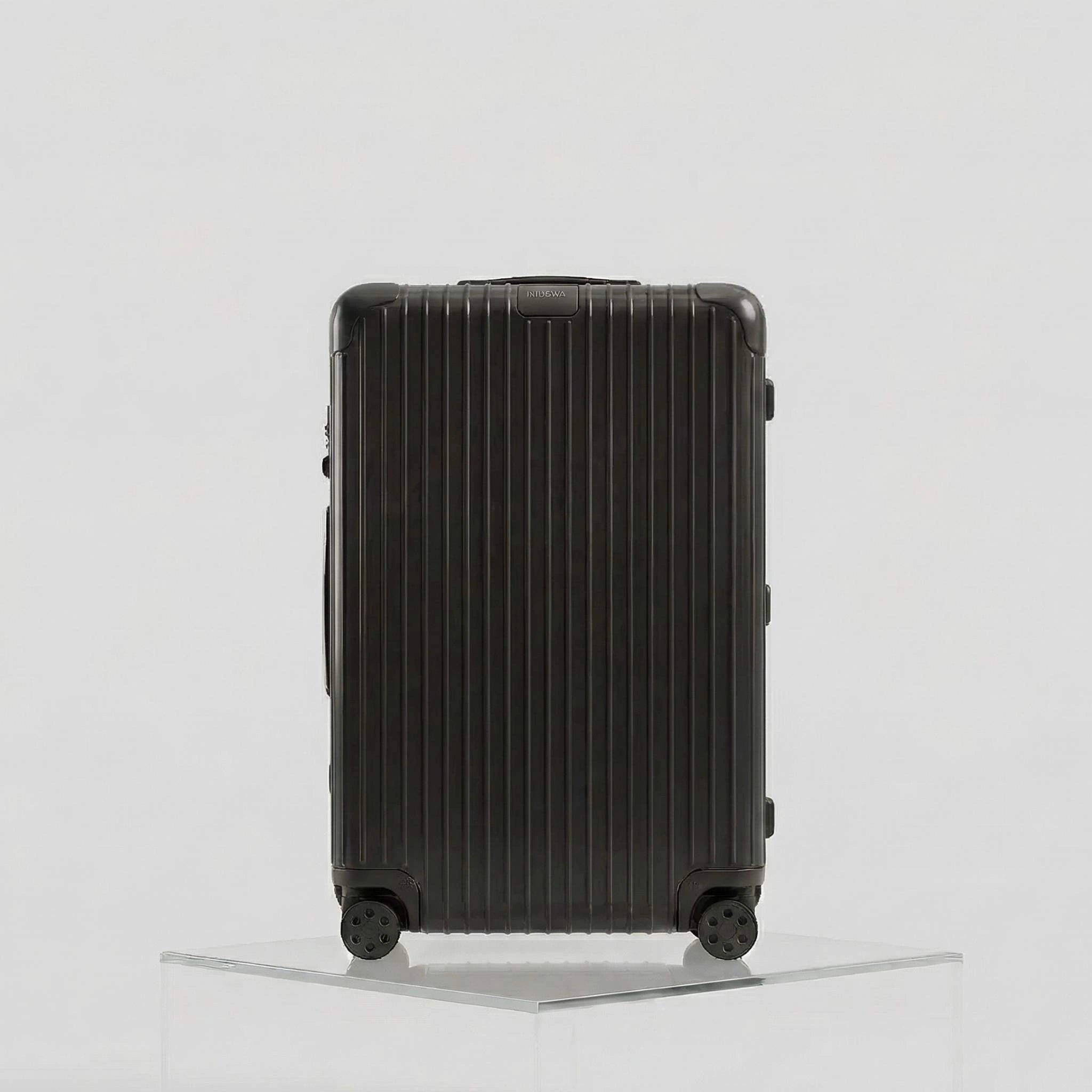 Rimowa Essential Check In L, Matte Black, Studio, Front