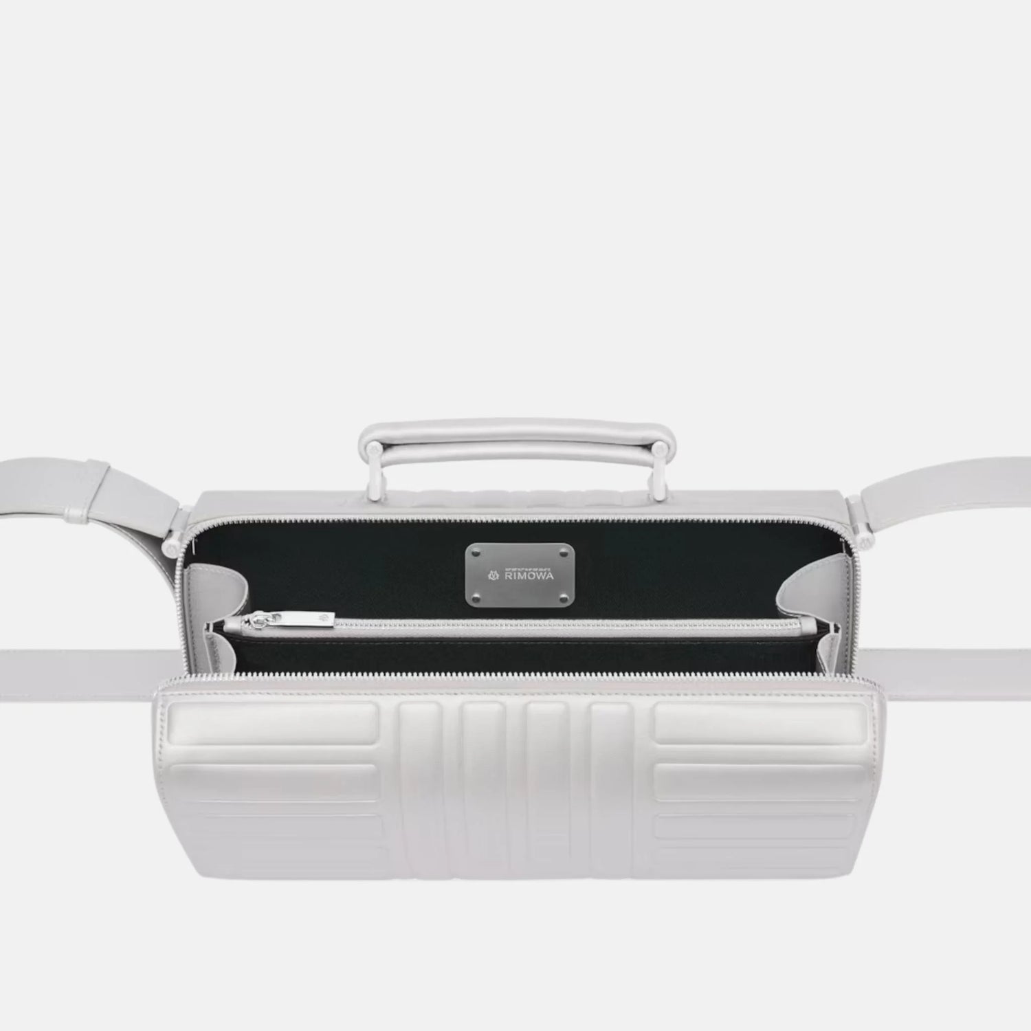 Groove Leather Cross Body Bag Large