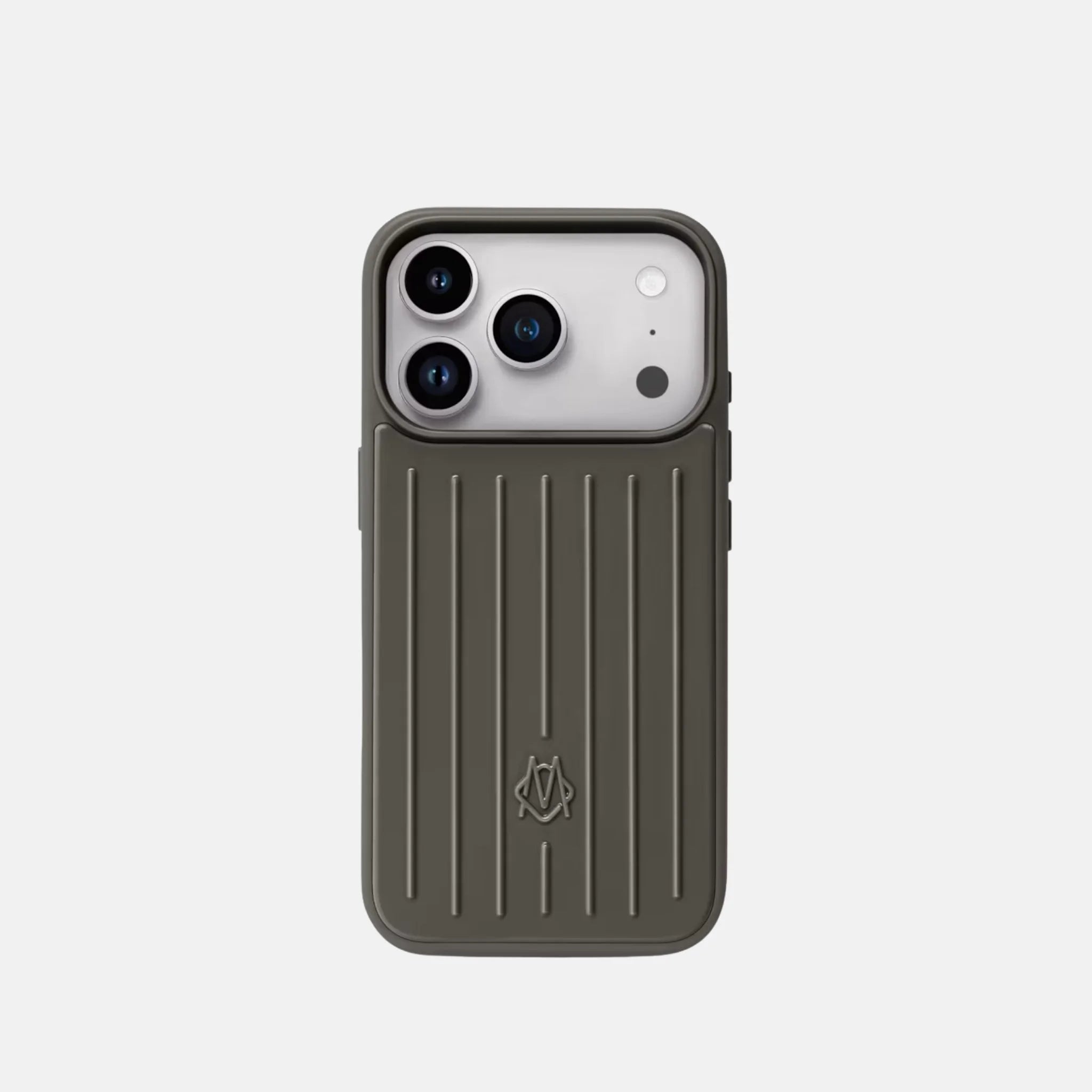 Rimowa iPhone 17 Pro MagSafe Compatible Case, Slate Grey, Front