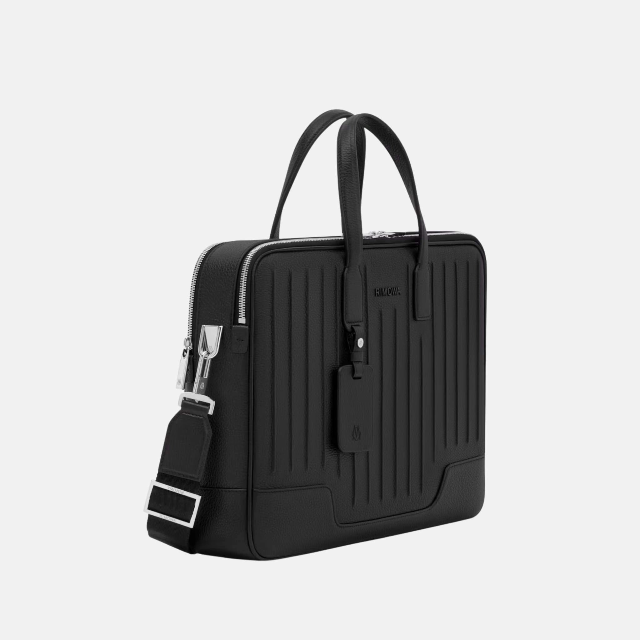 Rimowa Never Still Leather Briefcase, Side