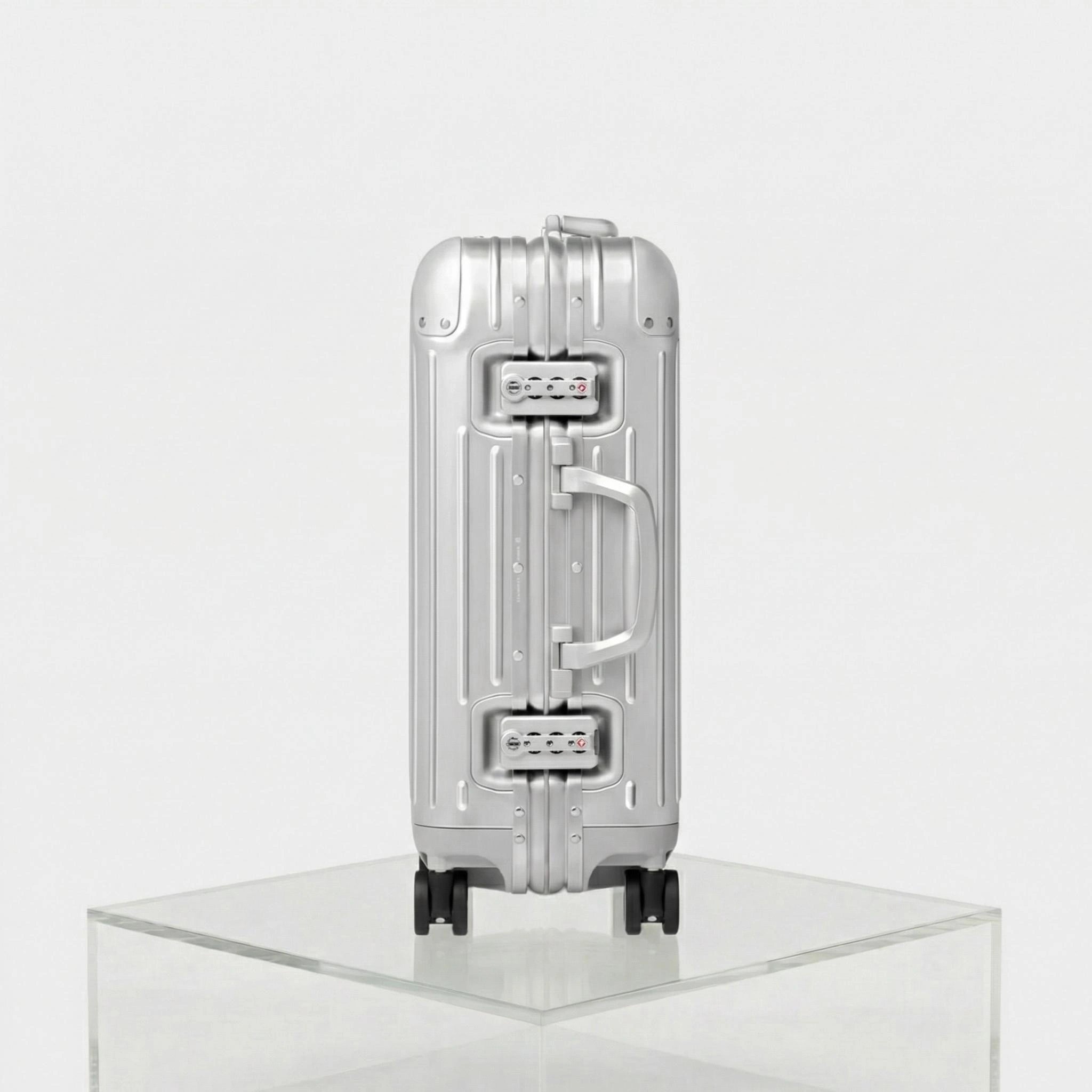 Rimowa Original Cabin S, Silver, Side, Studio
