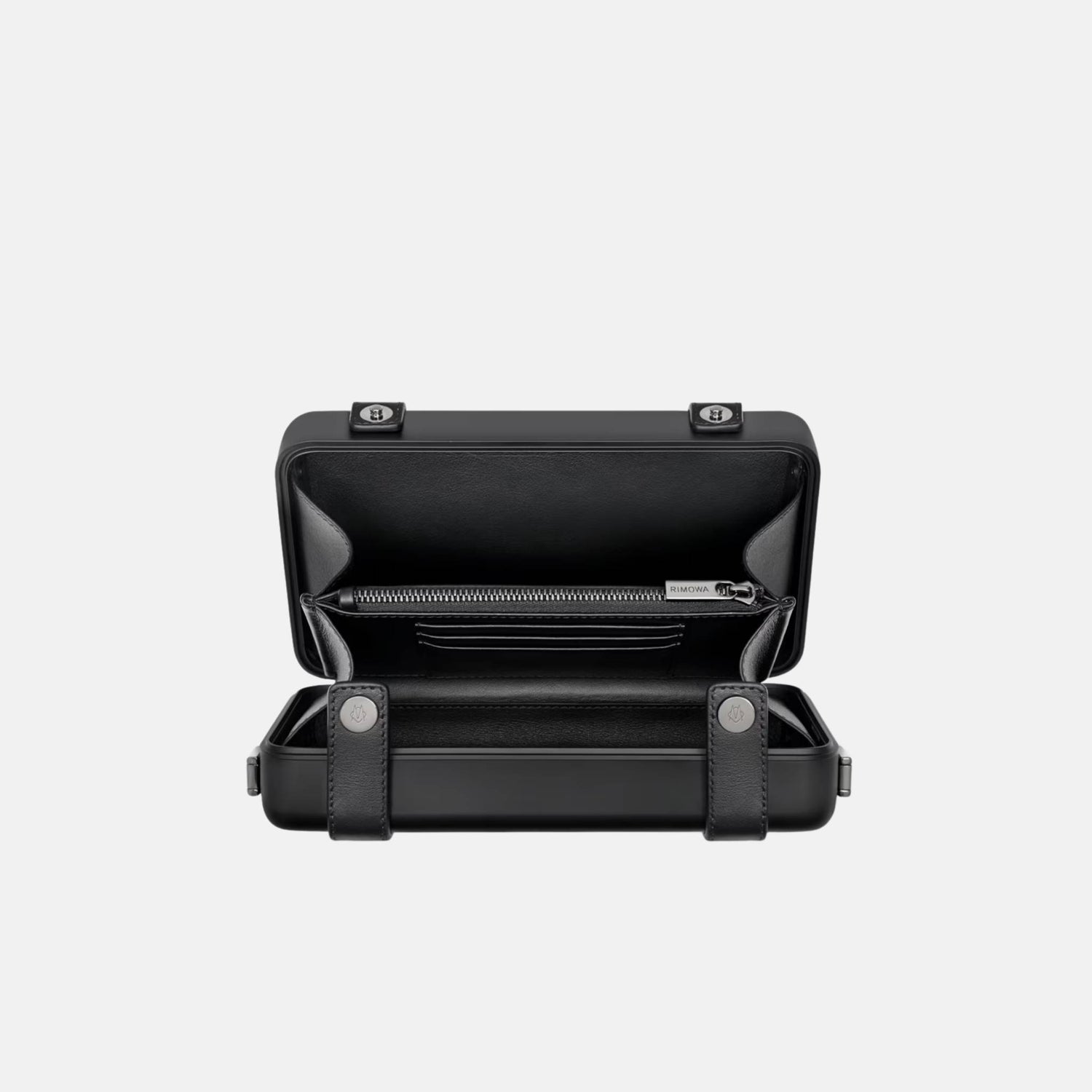 Rimowa Personal Aluminium Cross-Body Bag, Black, Inside