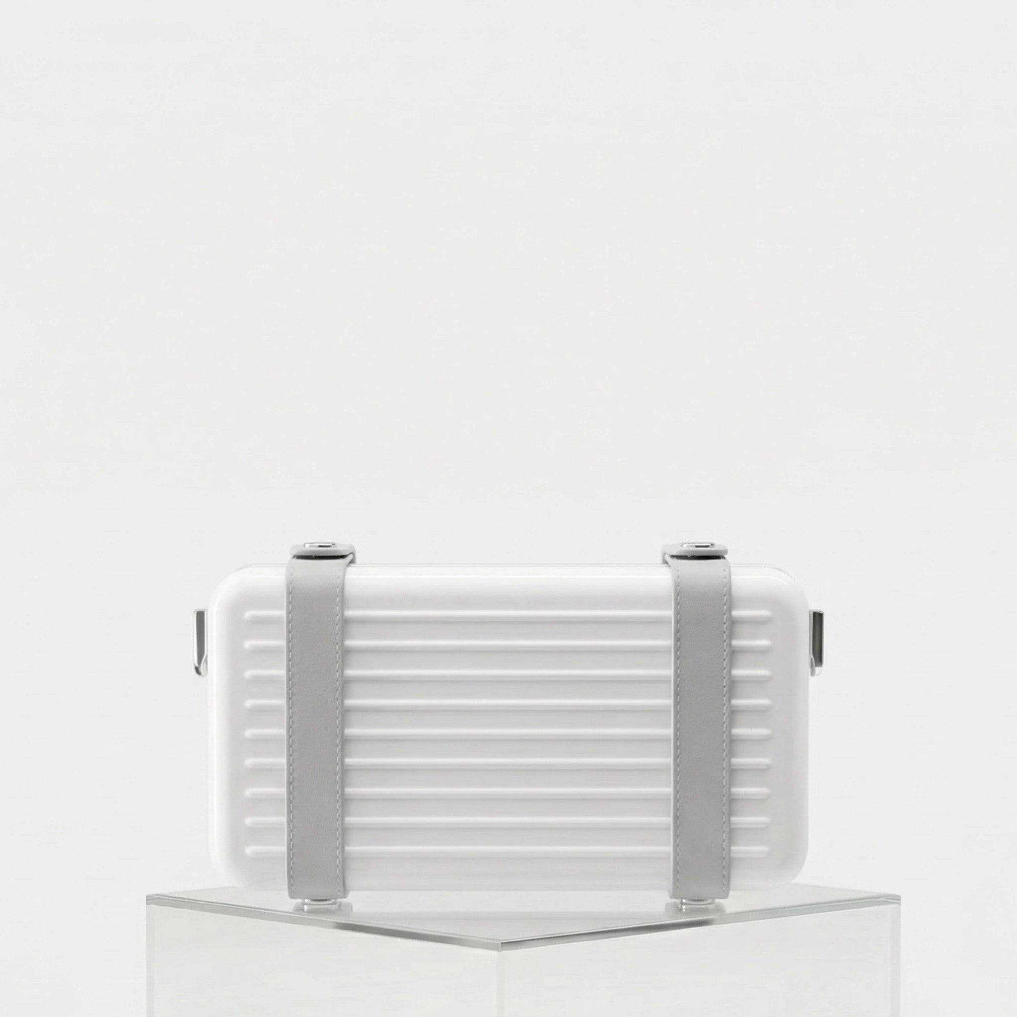 Rimowa Personal Polycarbonate Cross-Body Bag, Silver, Back